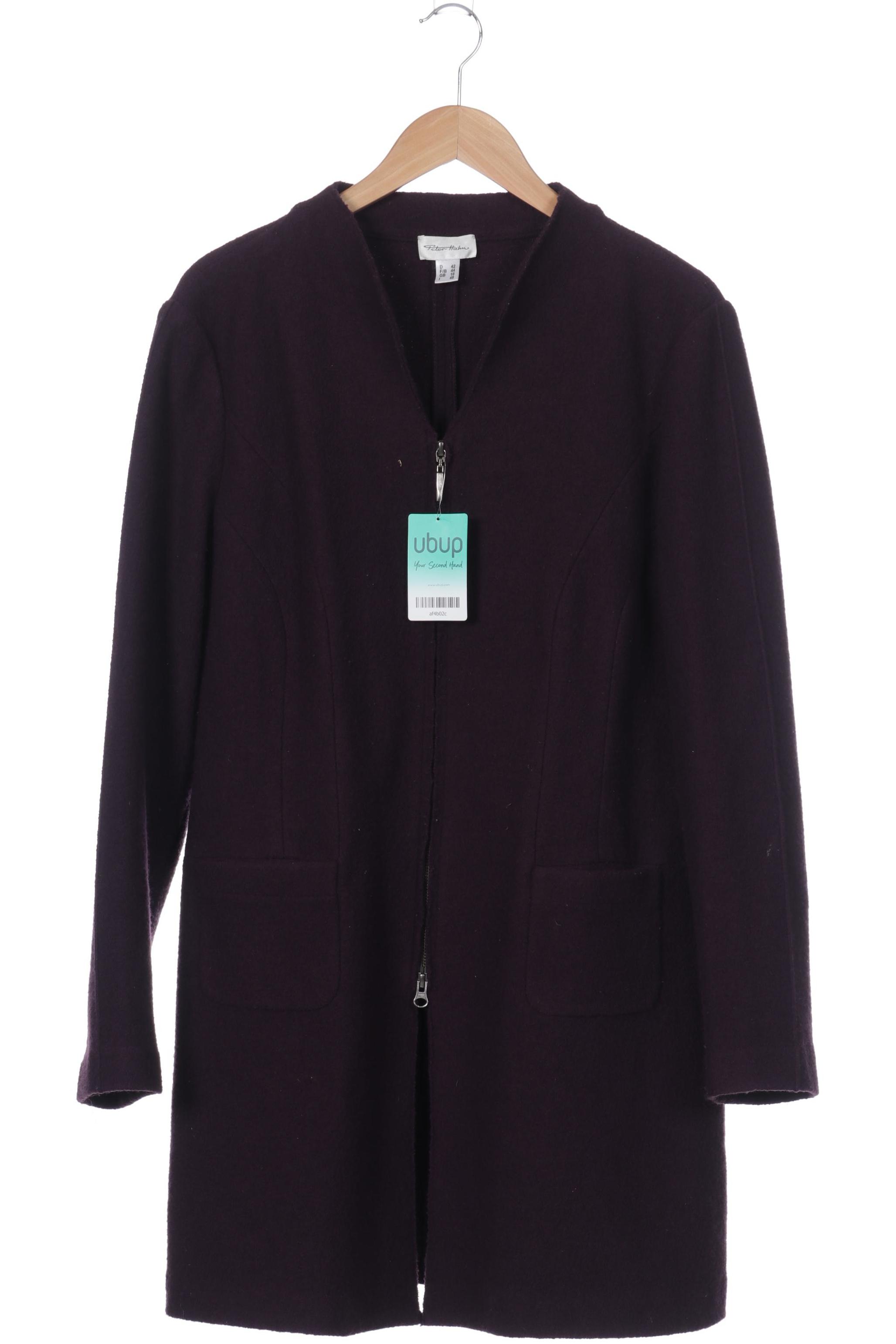 

Peter Hahn Damen Mantel, lila, Gr. 42