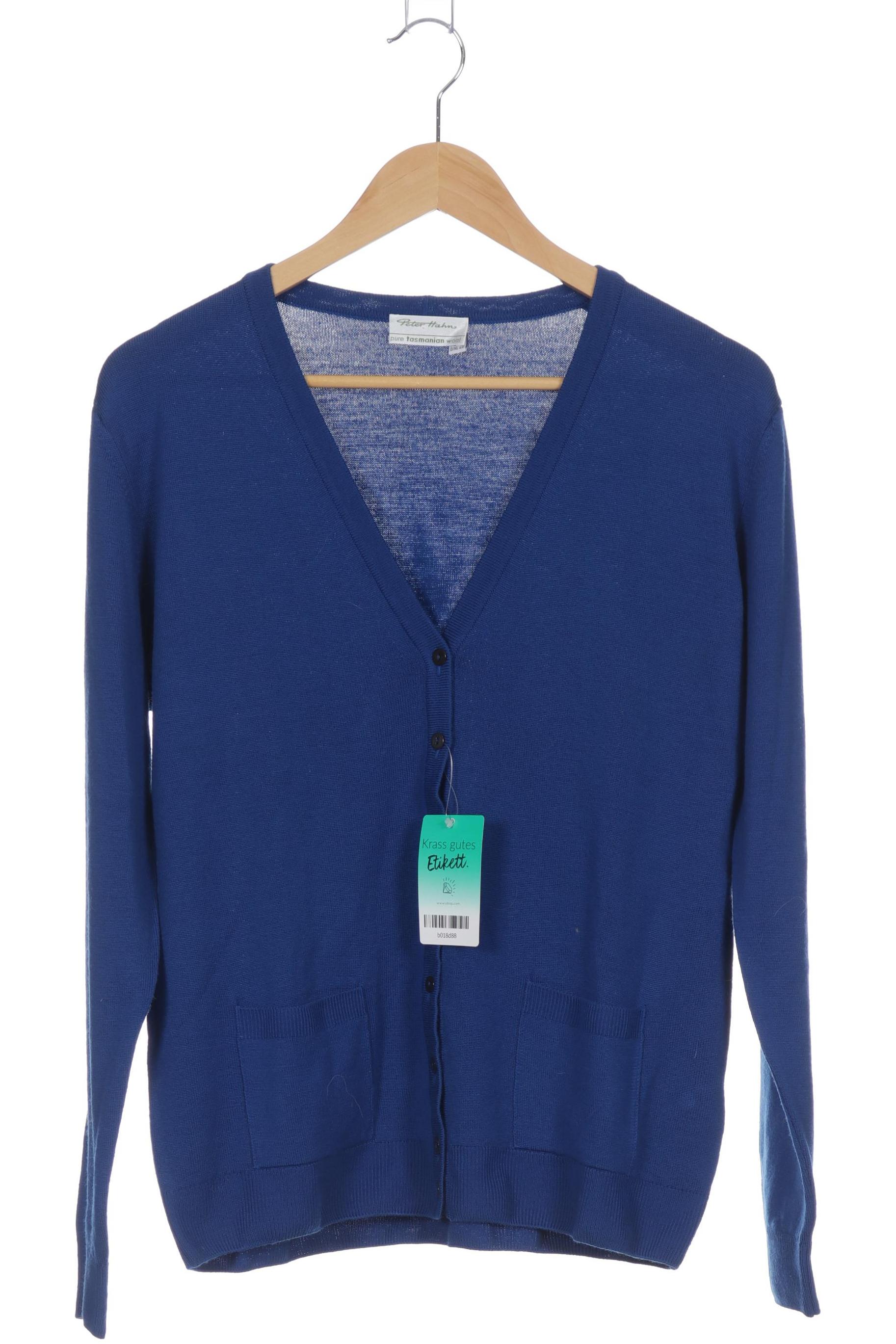 

Peter Hahn Damen Strickjacke, blau, Gr. 40