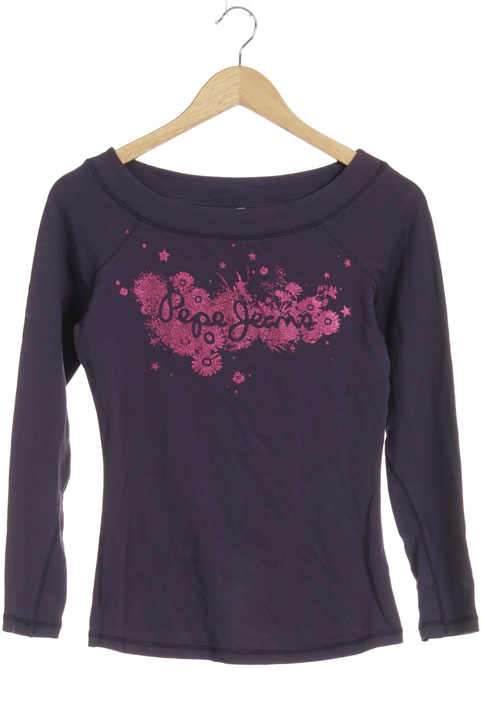 

Pepe Jeans Damen Langarmshirt, lila, Gr.