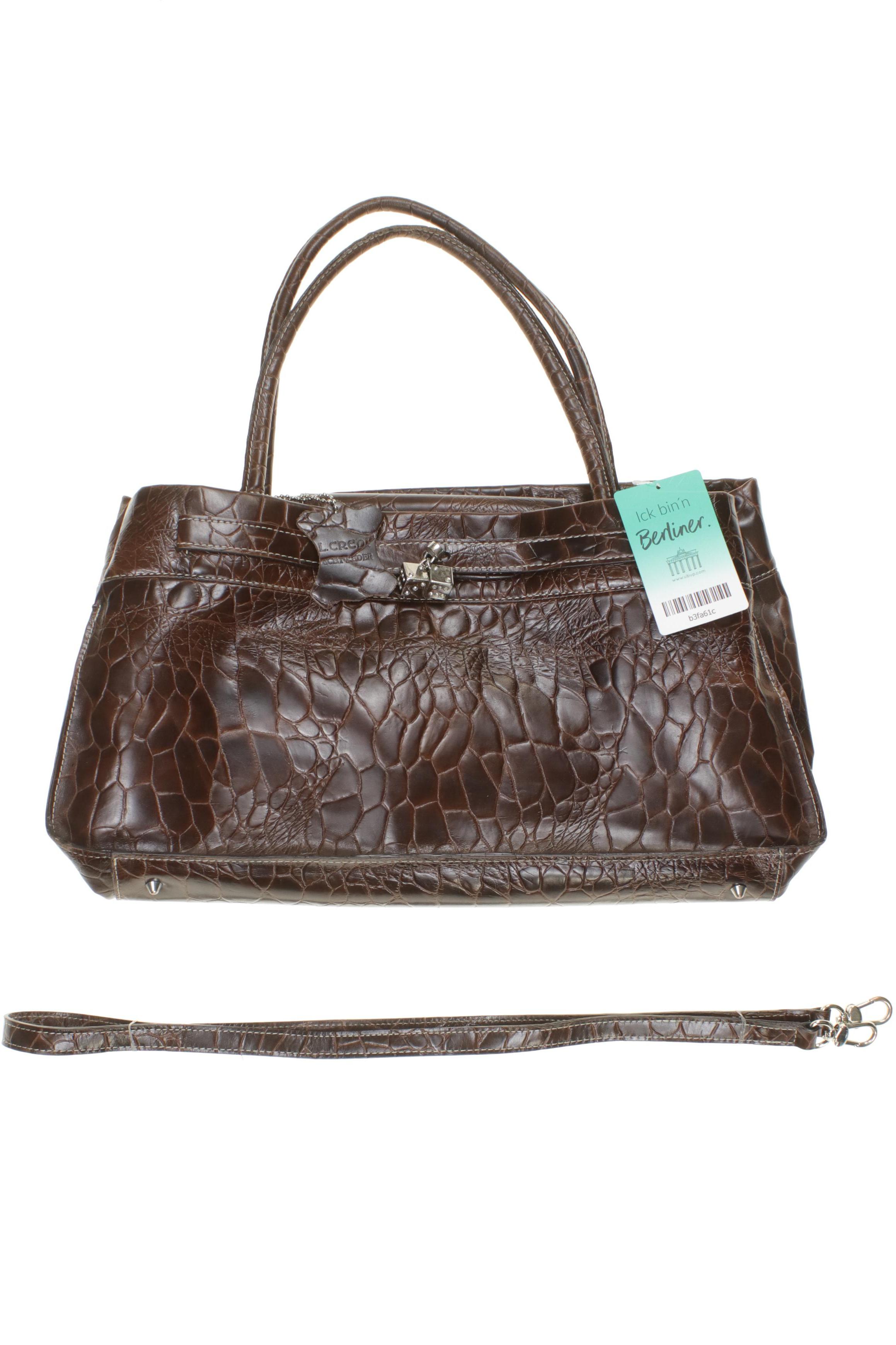 

L.credi Damen Handtasche, braun, Gr.