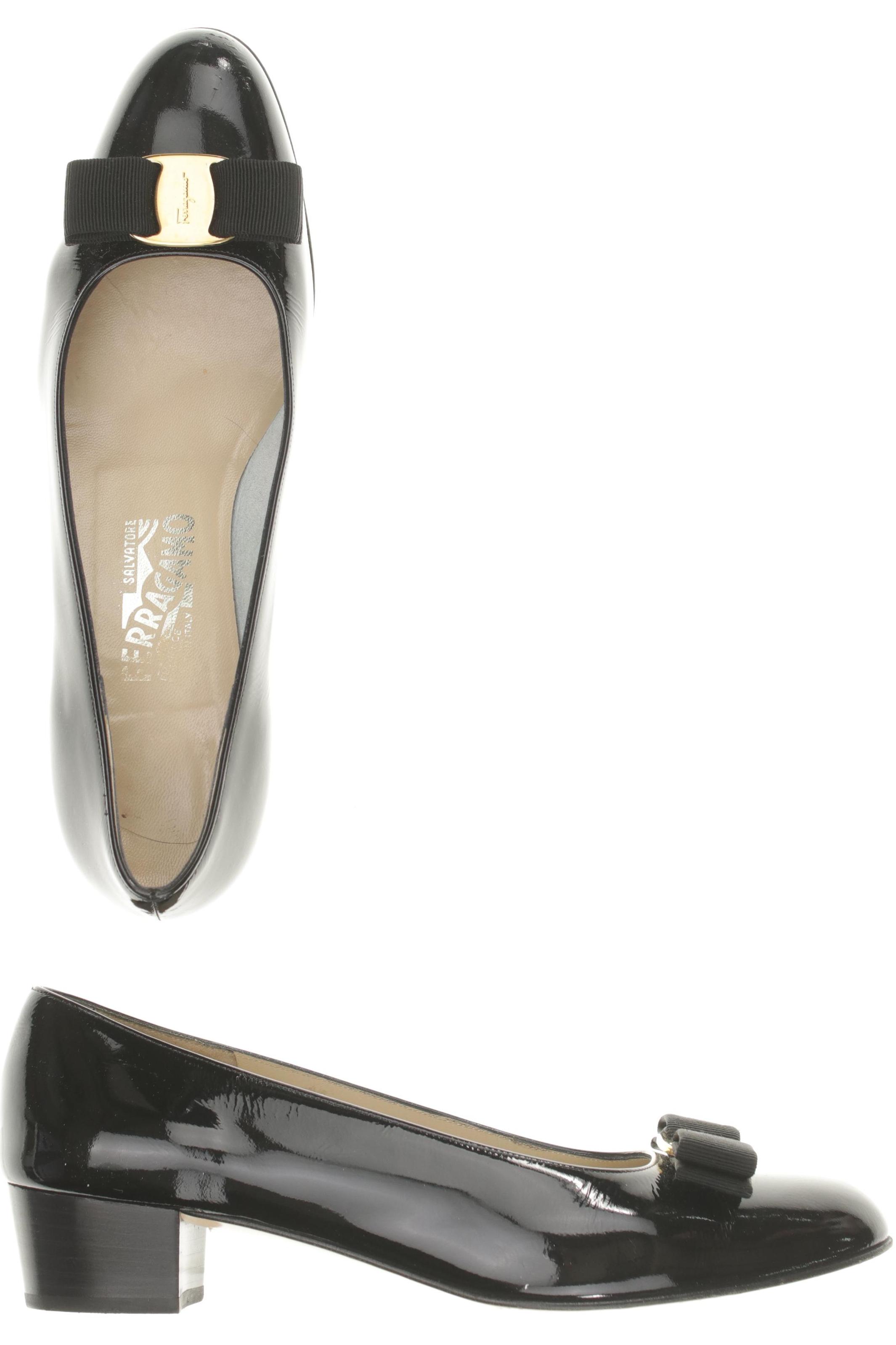 

Salvatore Ferragamo Damen Pumps, schwarz, Gr. 8.5