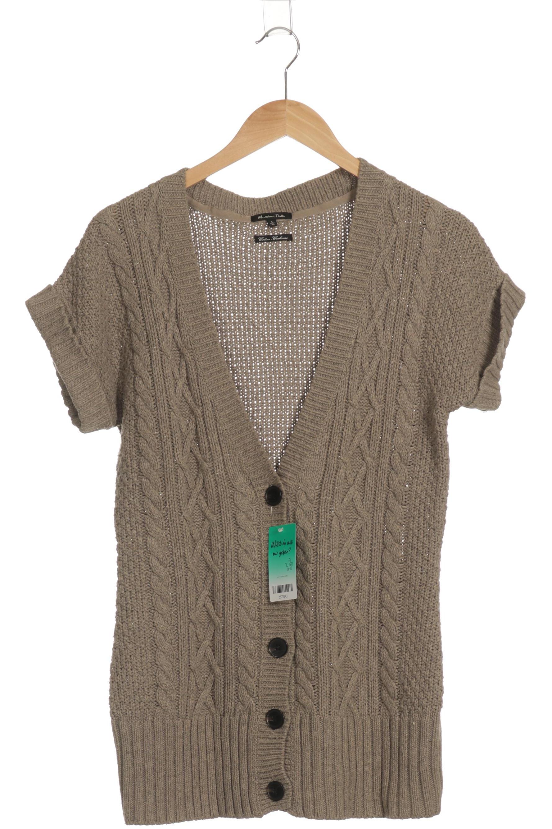 

Massimo Dutti Damen Strickjacke, beige, Gr.