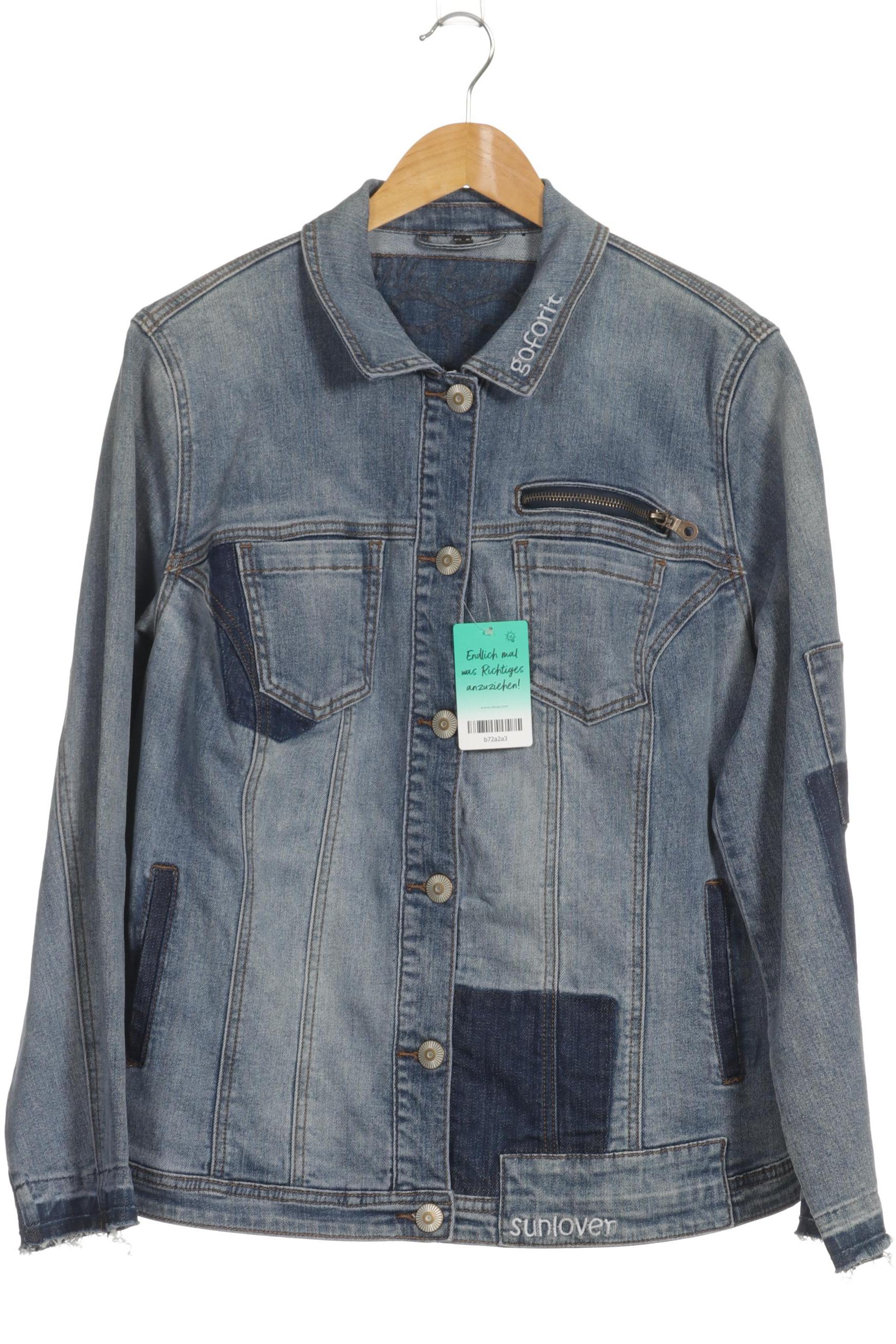 

Ulla Popken Damen Jacke, blau, Gr. 42