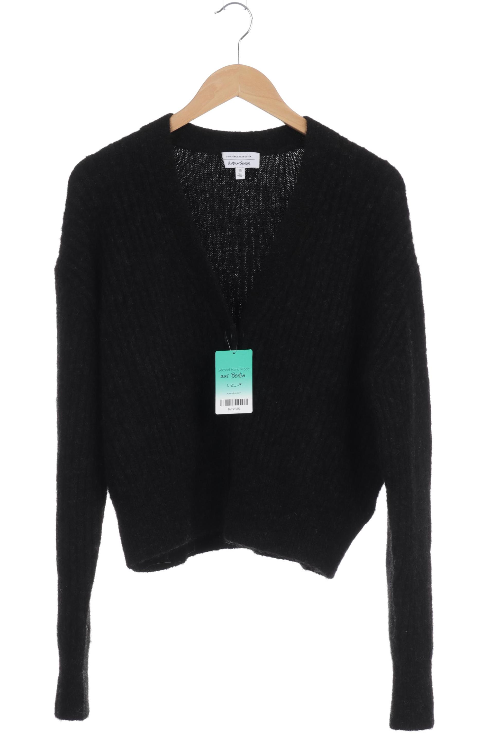 

& Other Stories Damen Strickjacke, schwarz, Gr.