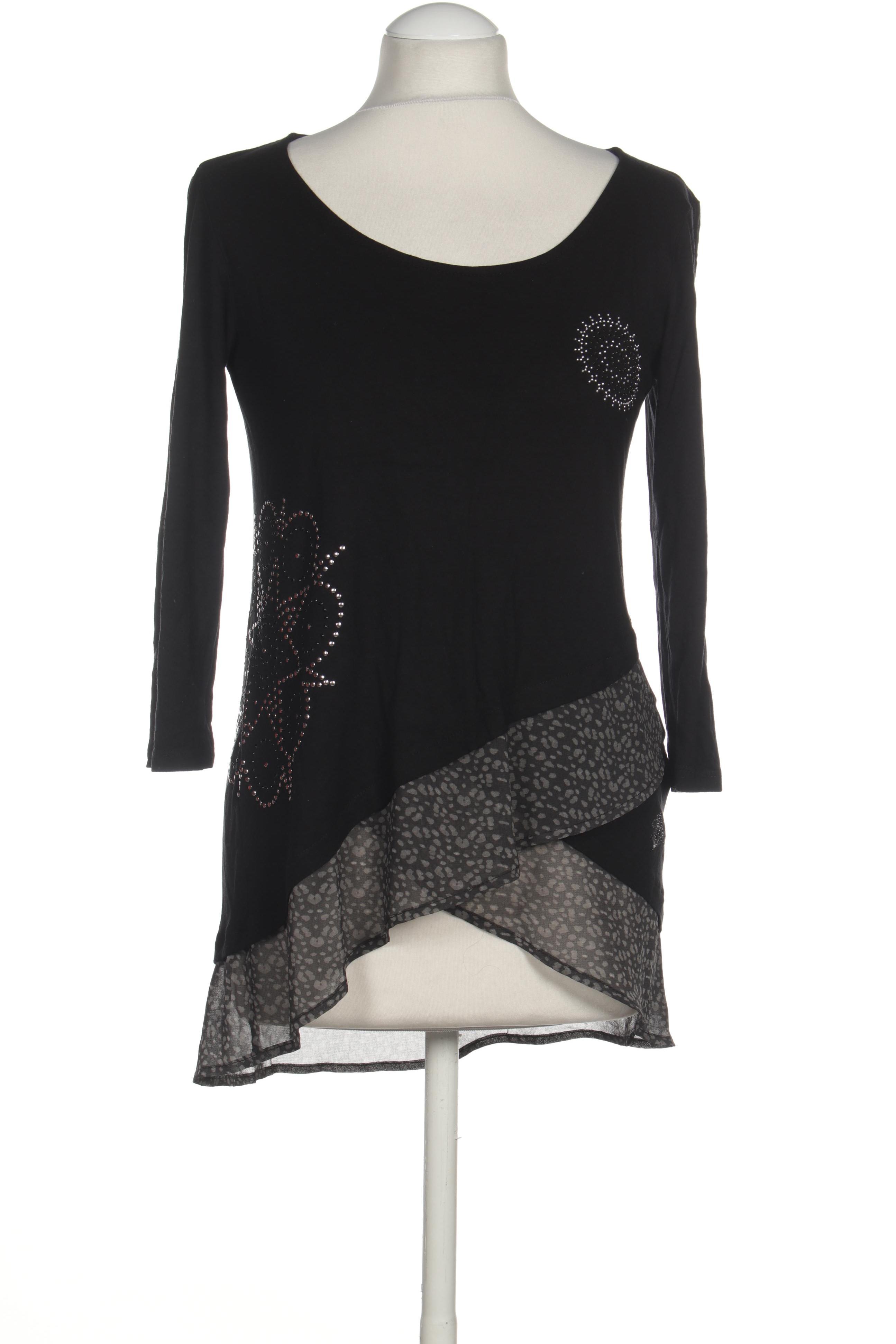 

Desigual Damen Langarmshirt, schwarz, Gr.