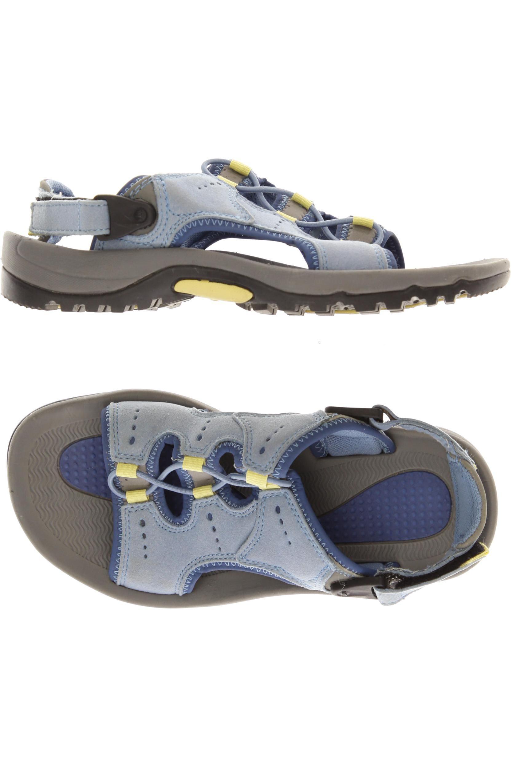 

Lands End Damen Sandale, blau, Gr. 6