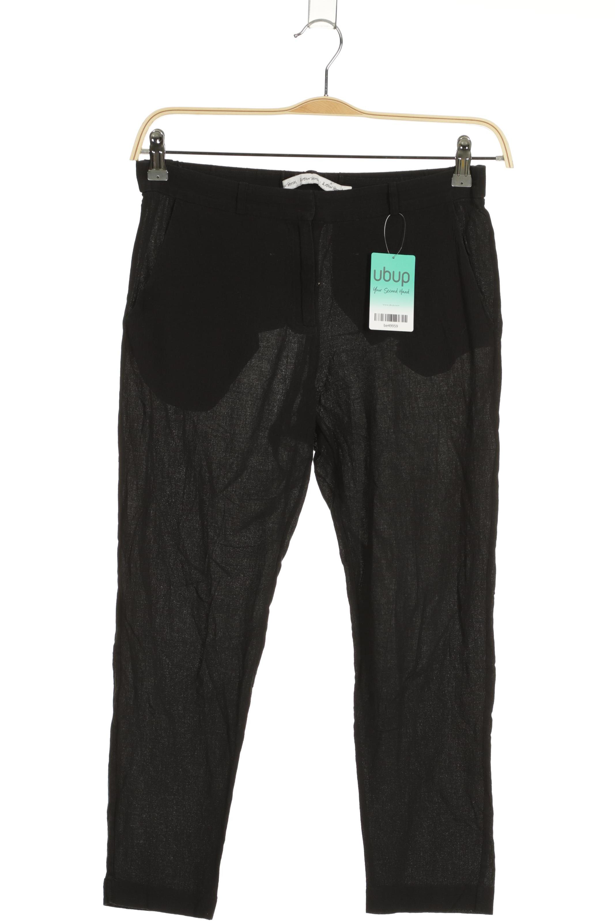 

& Other Stories Damen Stoffhose, schwarz, Gr. 34
