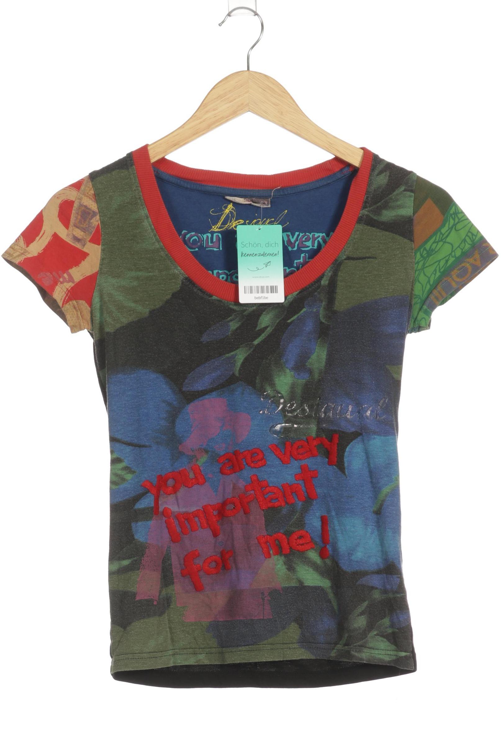 

Desigual Damen T-Shirt, mehrfarbig, Gr.