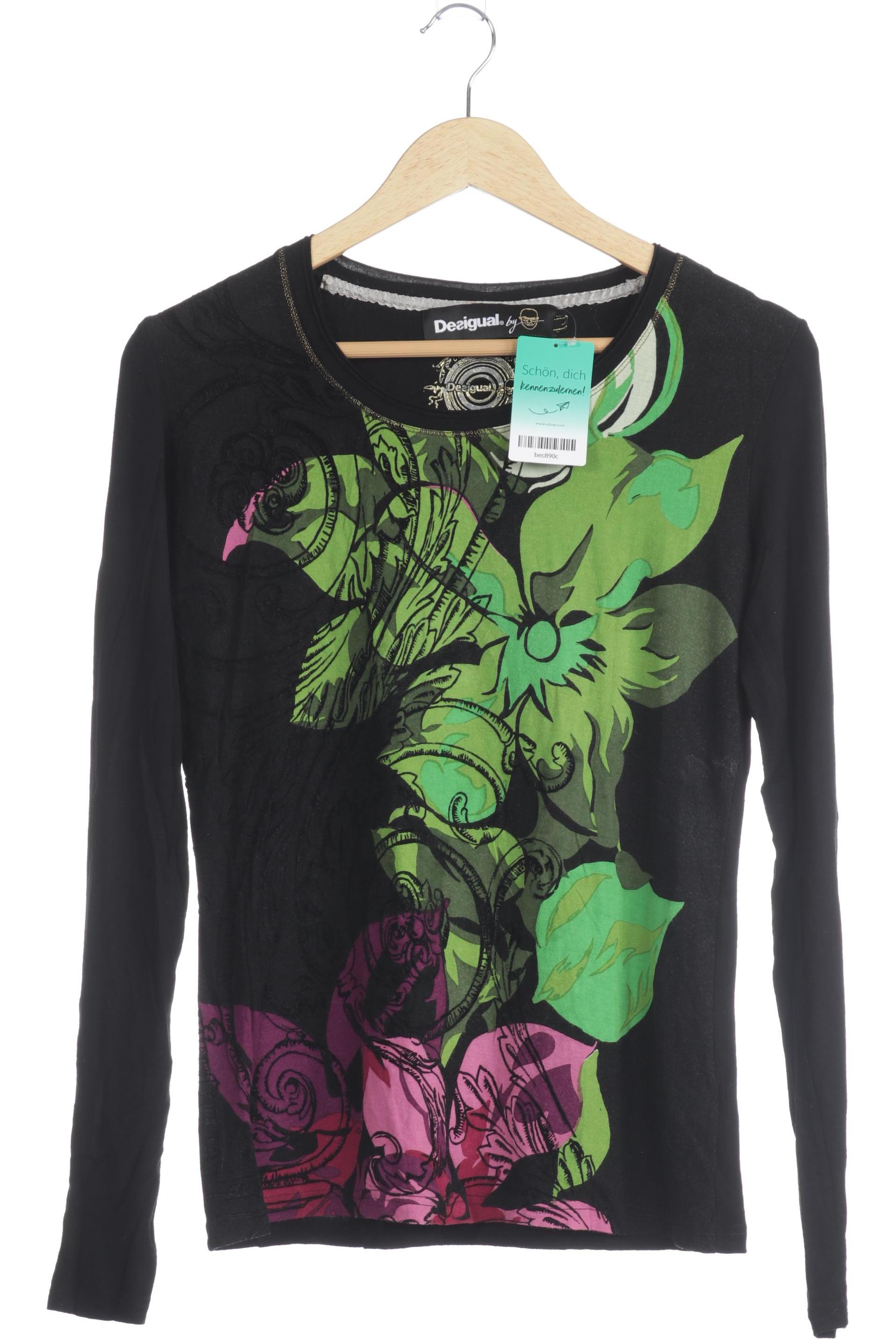 

Desigual Damen Langarmshirt, schwarz, Gr.