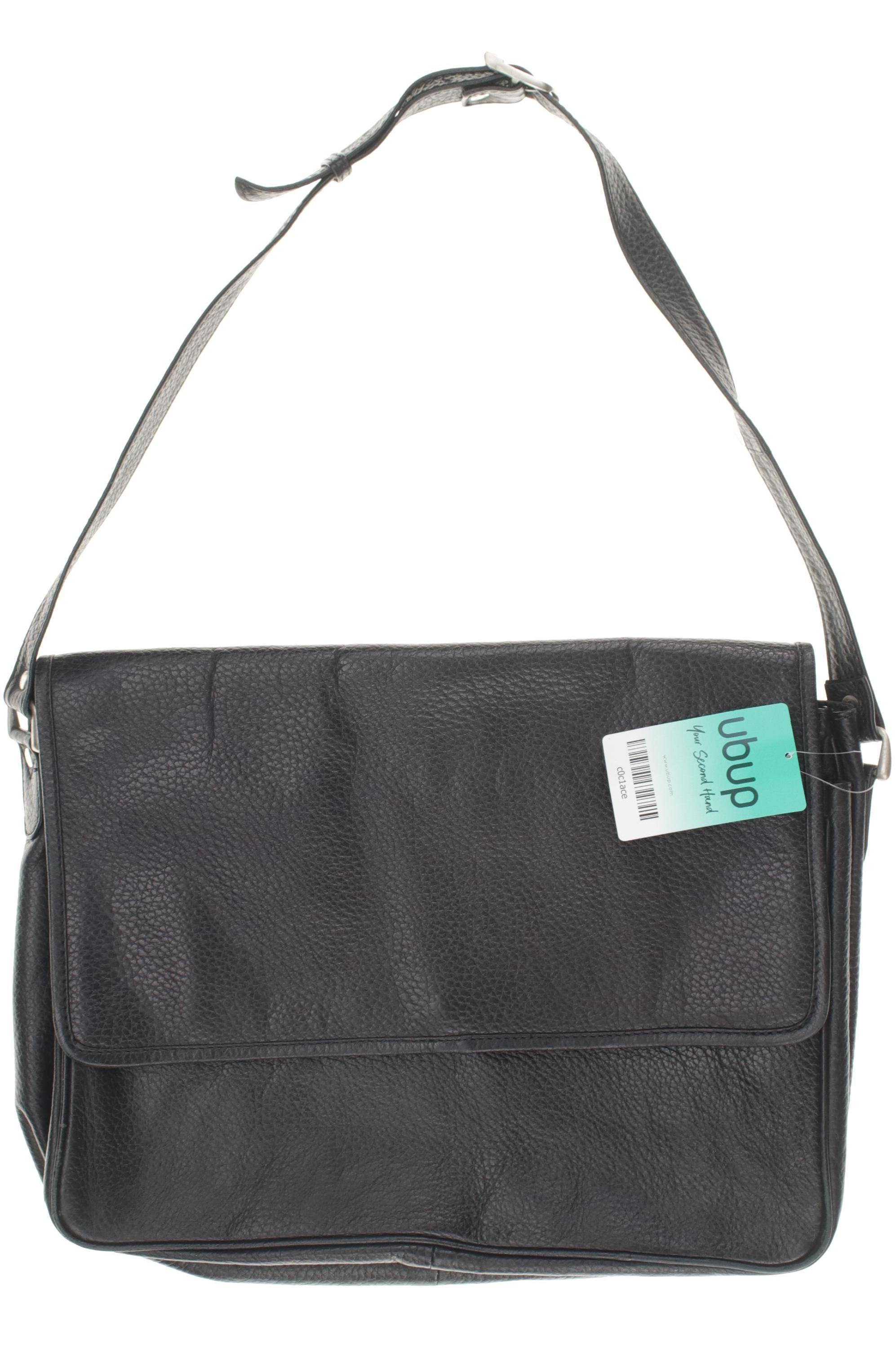 

Merlin Lederwerkstatt Damen Handtasche, schwarz, Gr.
