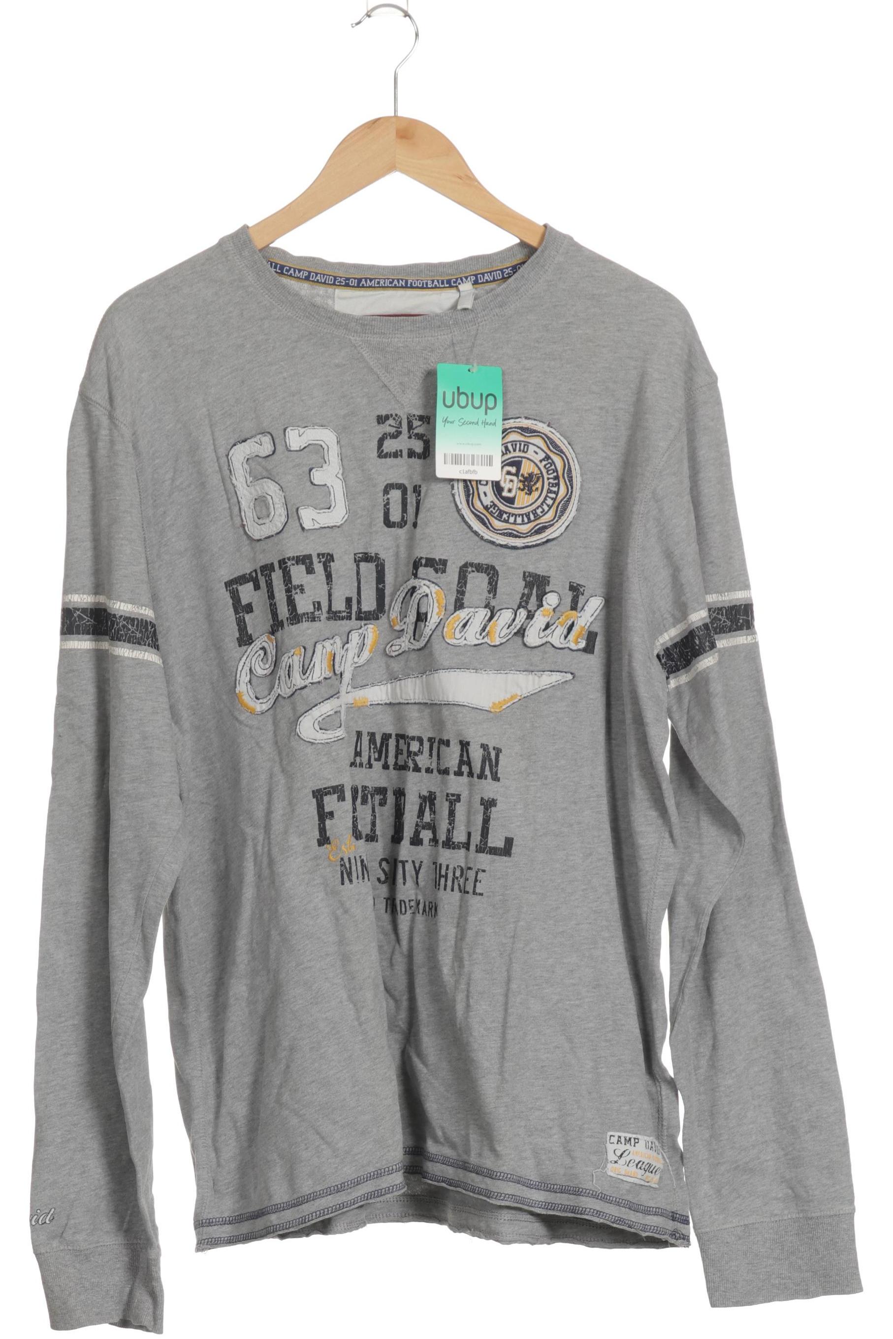 

Camp David Herren Langarmshirt, grau, Gr.