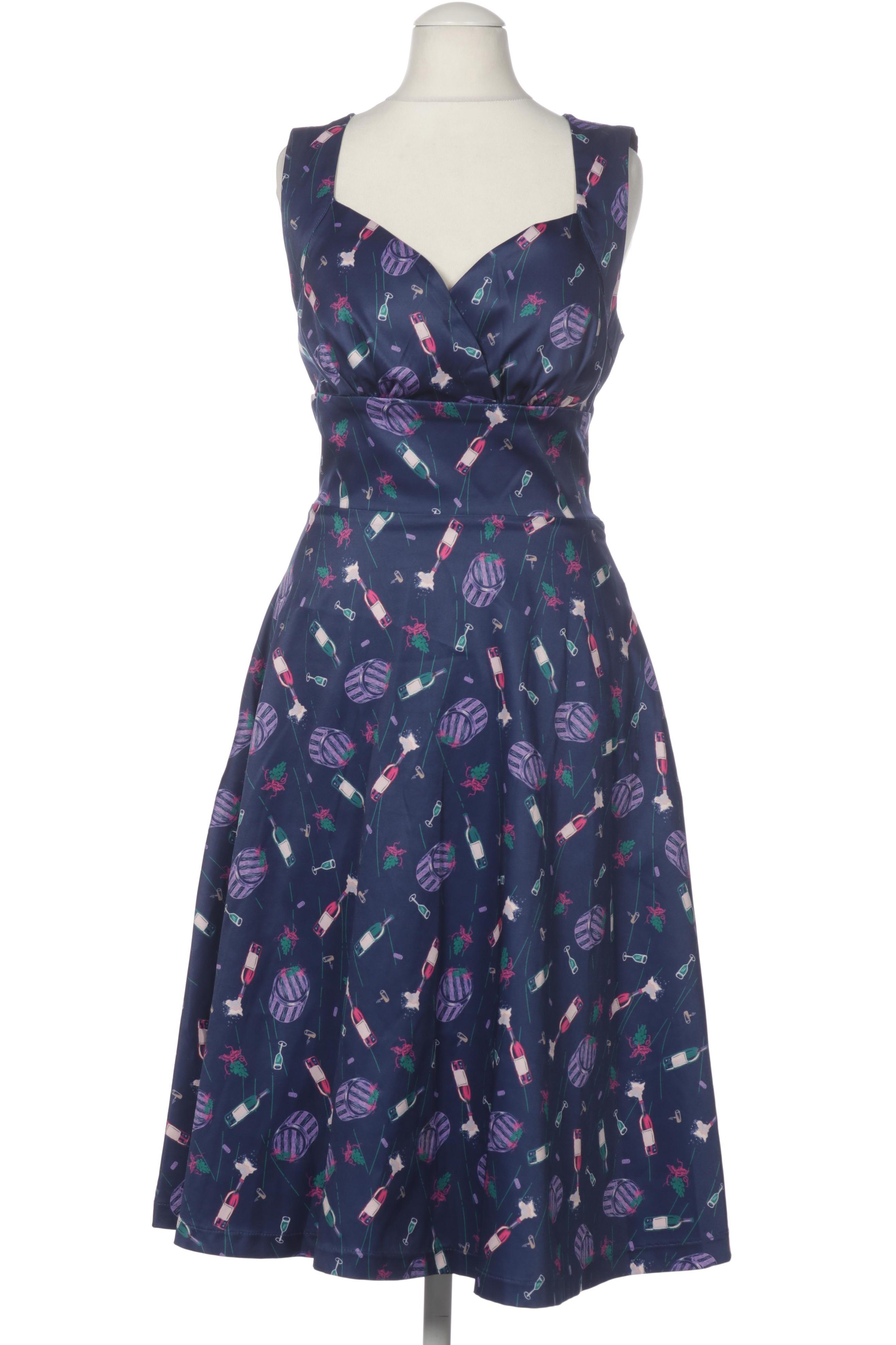 

Lindy Bop Damen Kleid, blau, Gr. 34