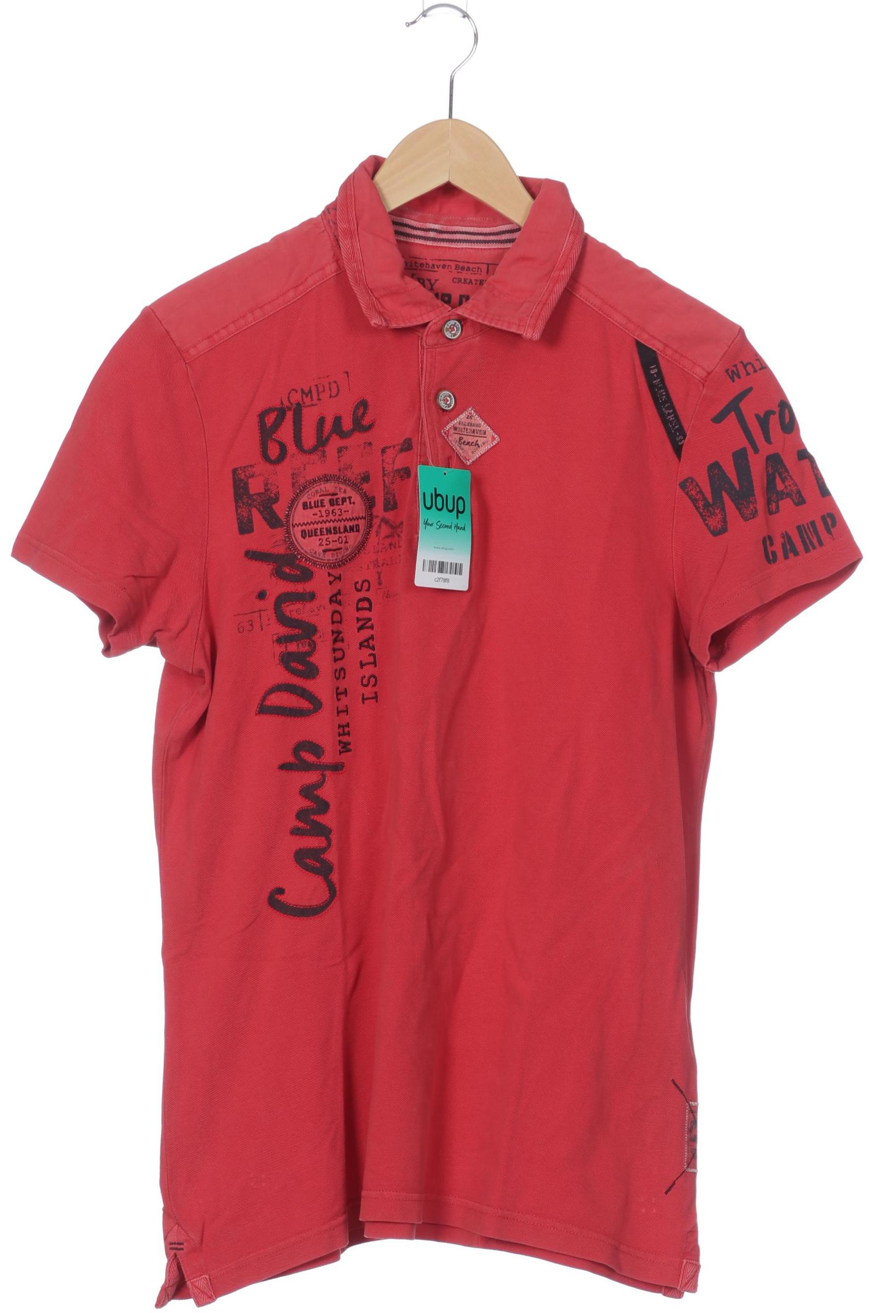 

Camp David Herren Poloshirt, rot, Gr.
