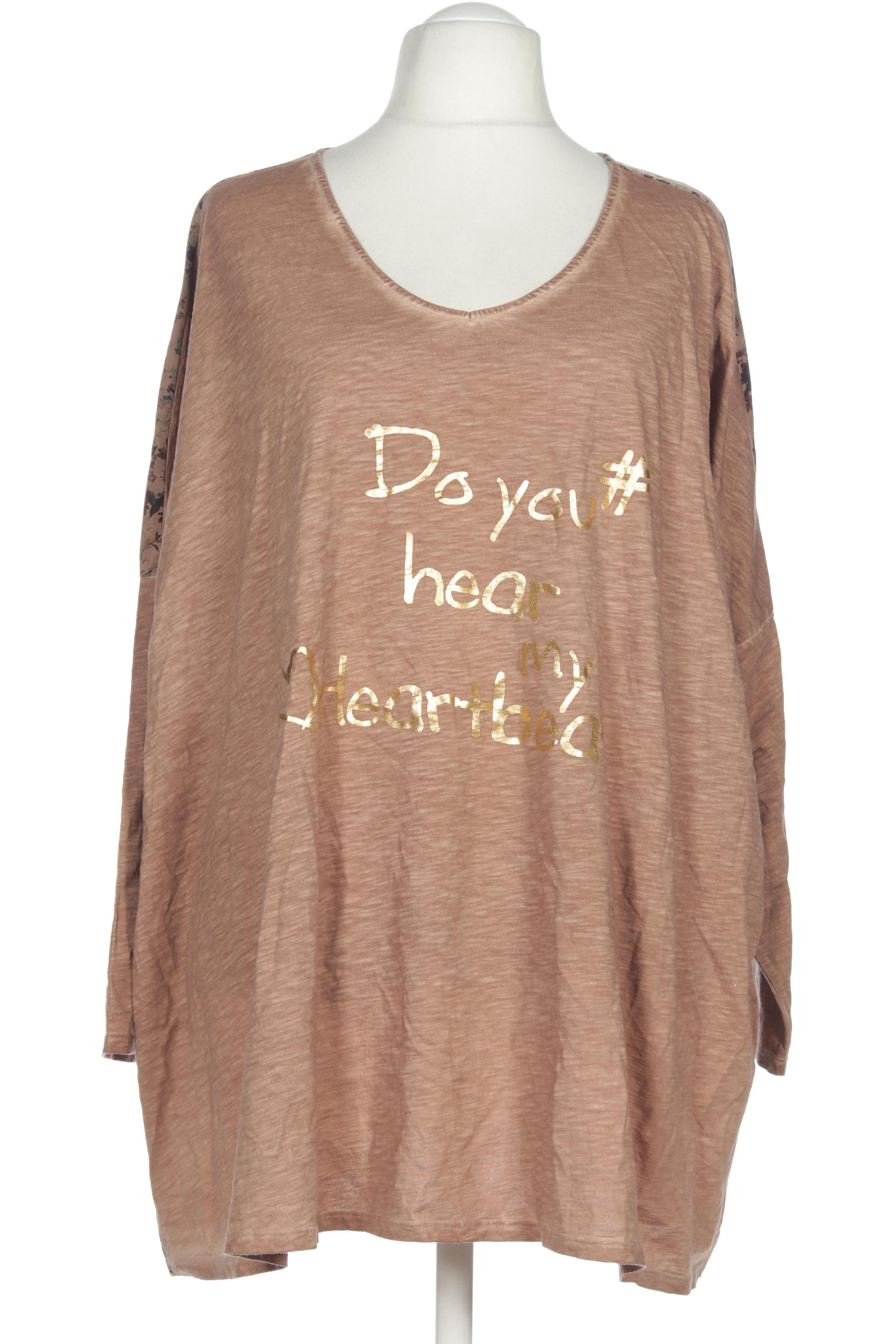 

Ulla Popken Damen Langarmshirt, braun, Gr. 62