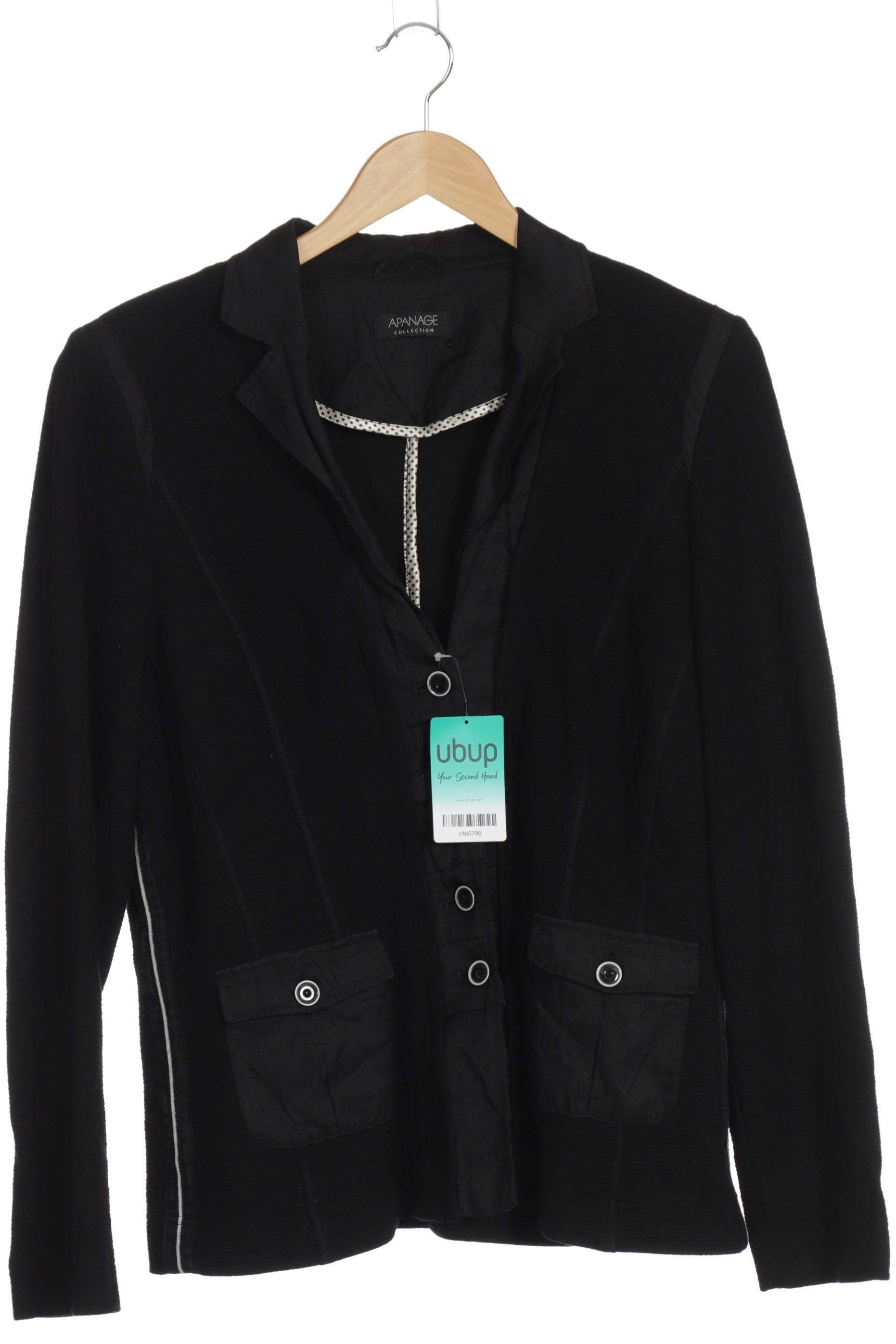 

Apanage Damen Strickjacke, schwarz, Gr. 44