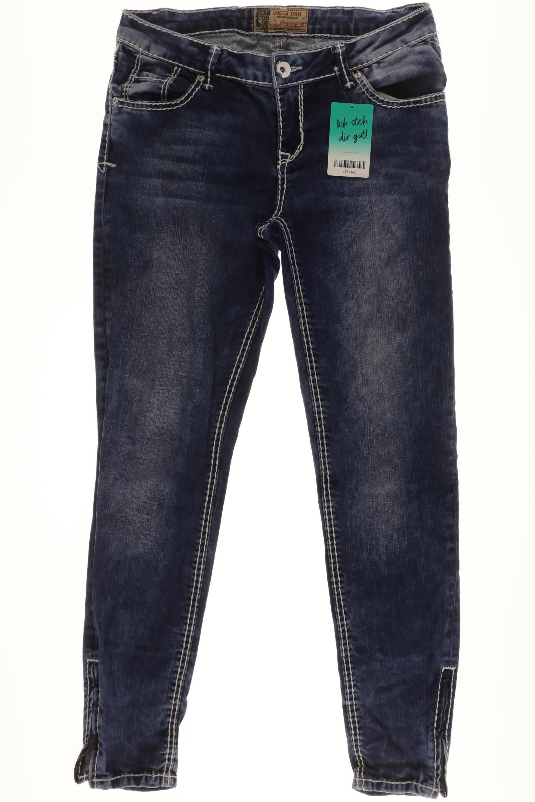 

Soccx Damen Jeans, blau, Gr. 29