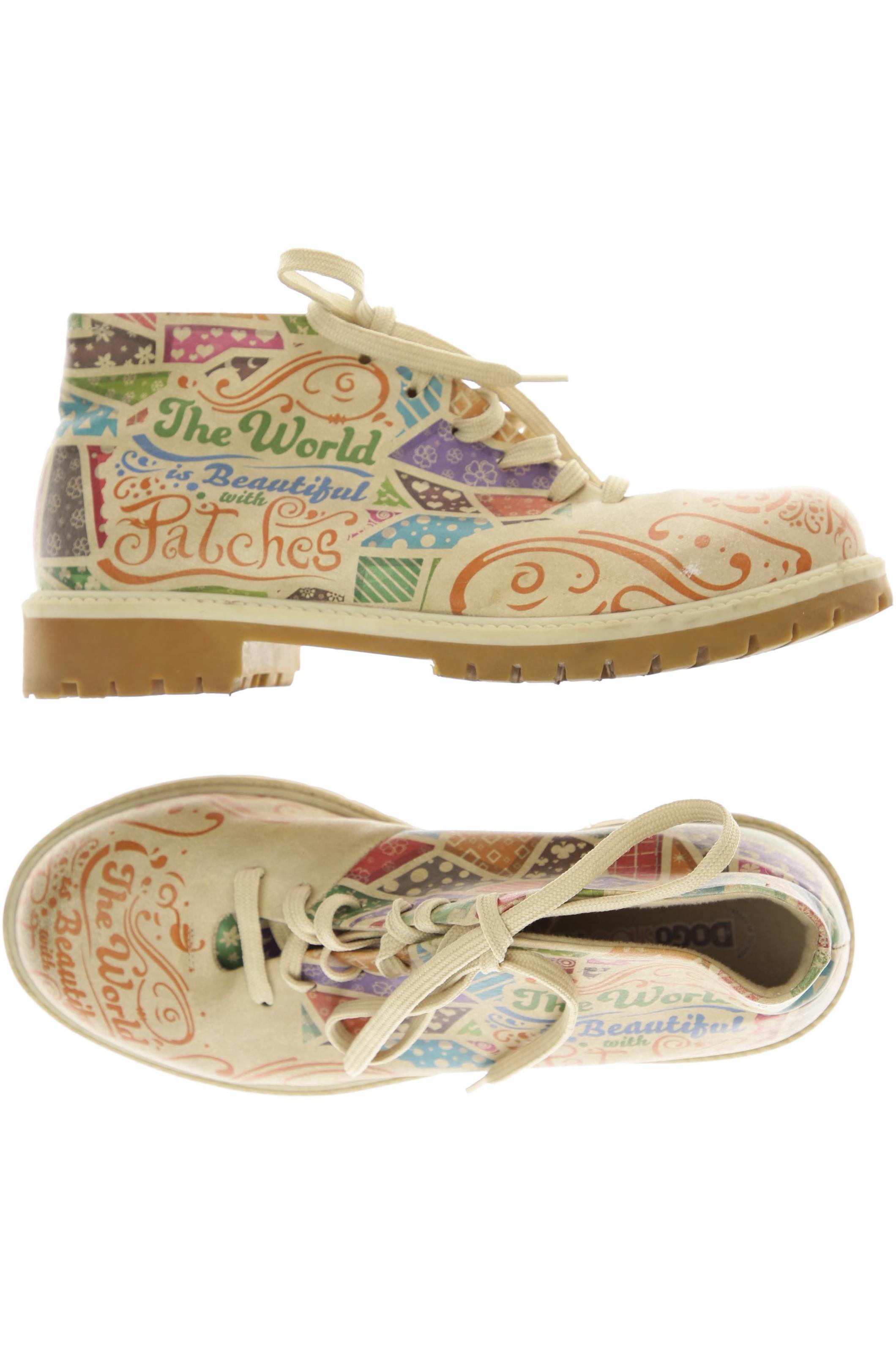 

Dogo Damen Halbschuh, beige, Gr. 38