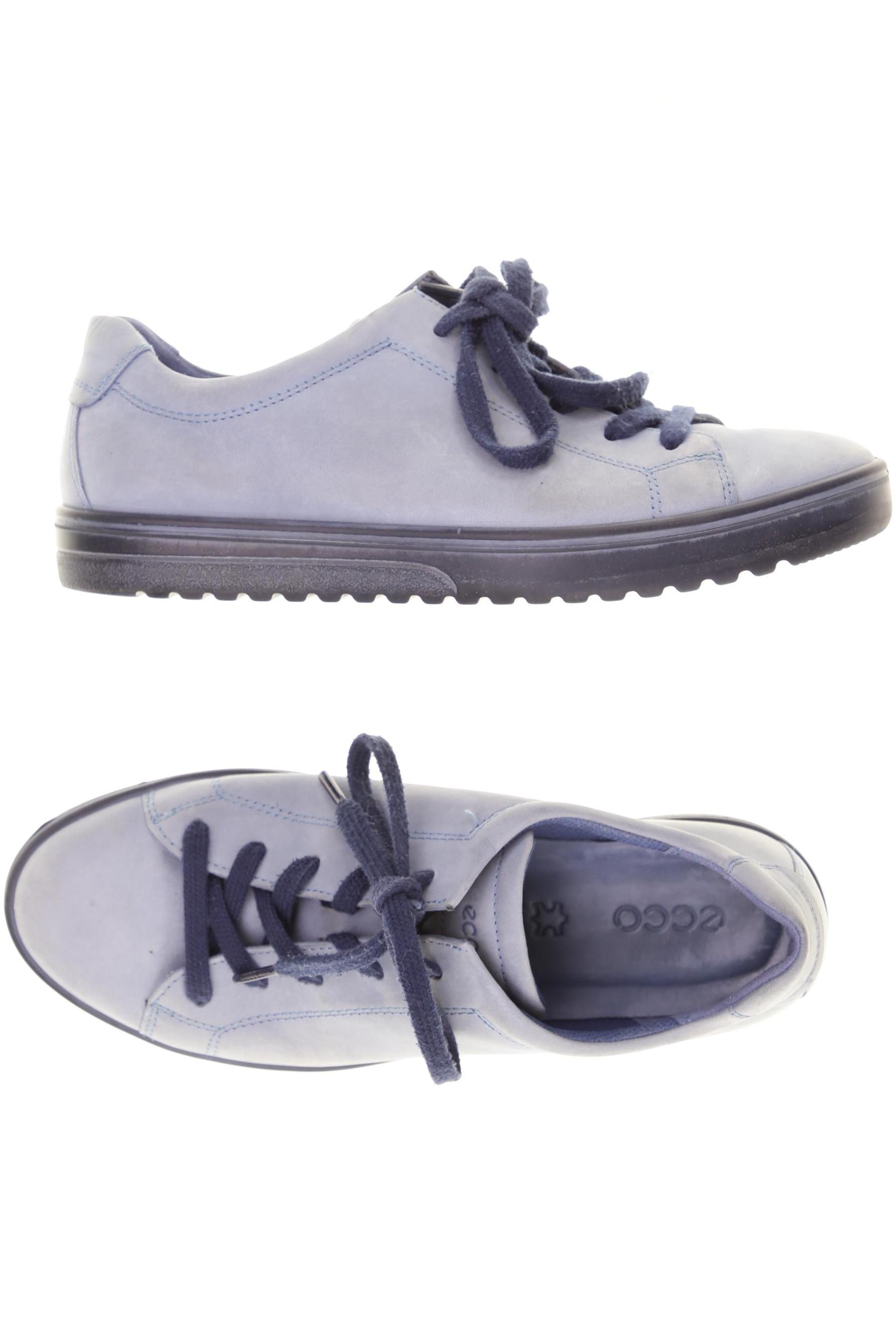 

Ecco Damen Halbschuh, blau, Gr. 38