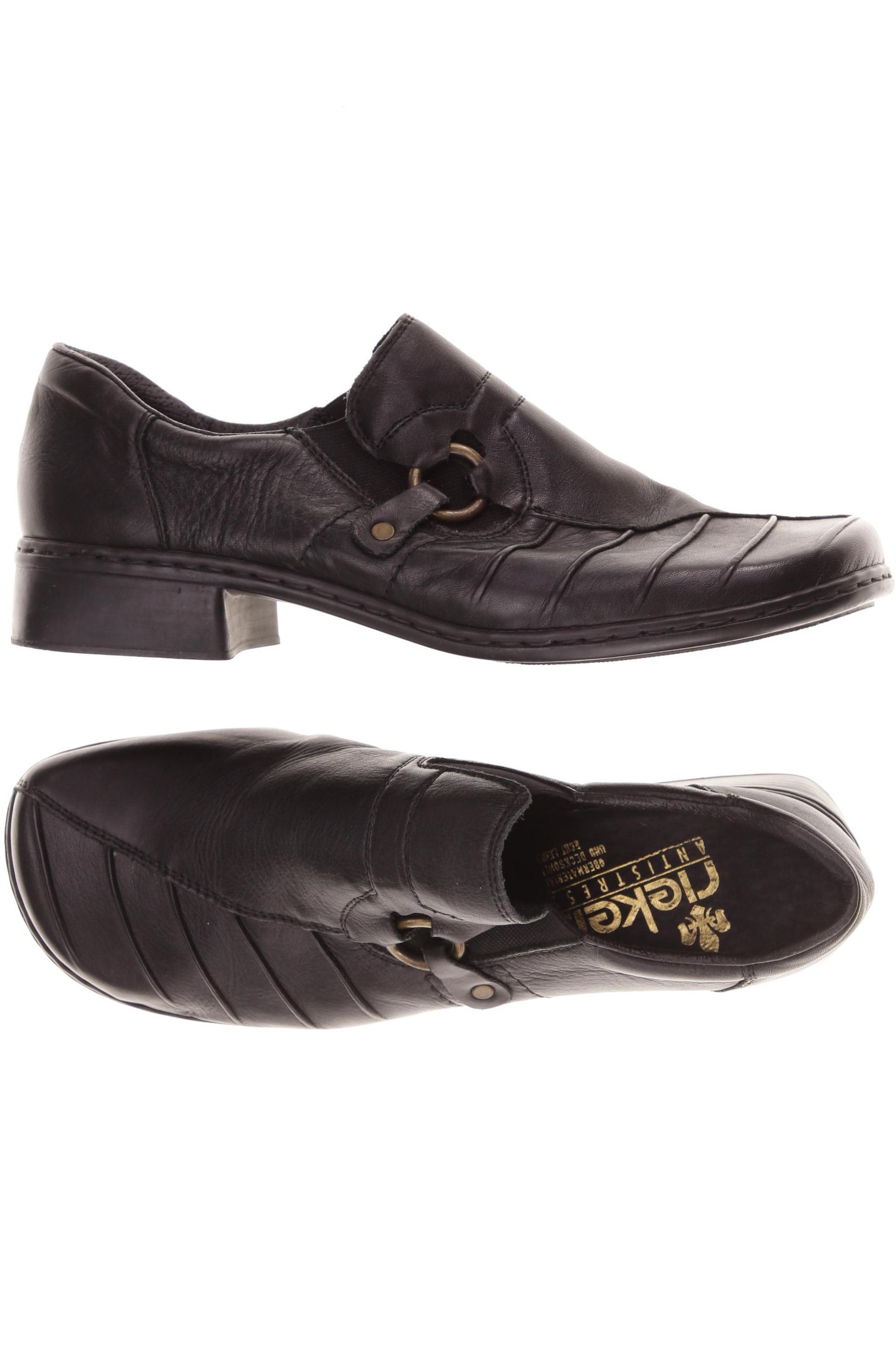 

Rieker Damen Halbschuh, schwarz, Gr. 41