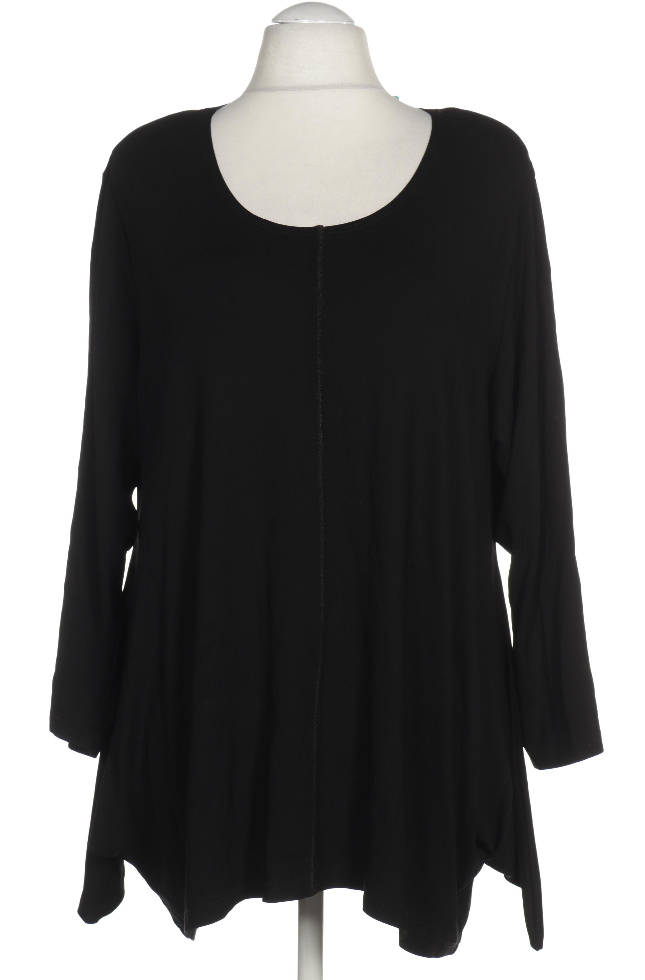 

Hopsack Damen Langarmshirt, schwarz, Gr.