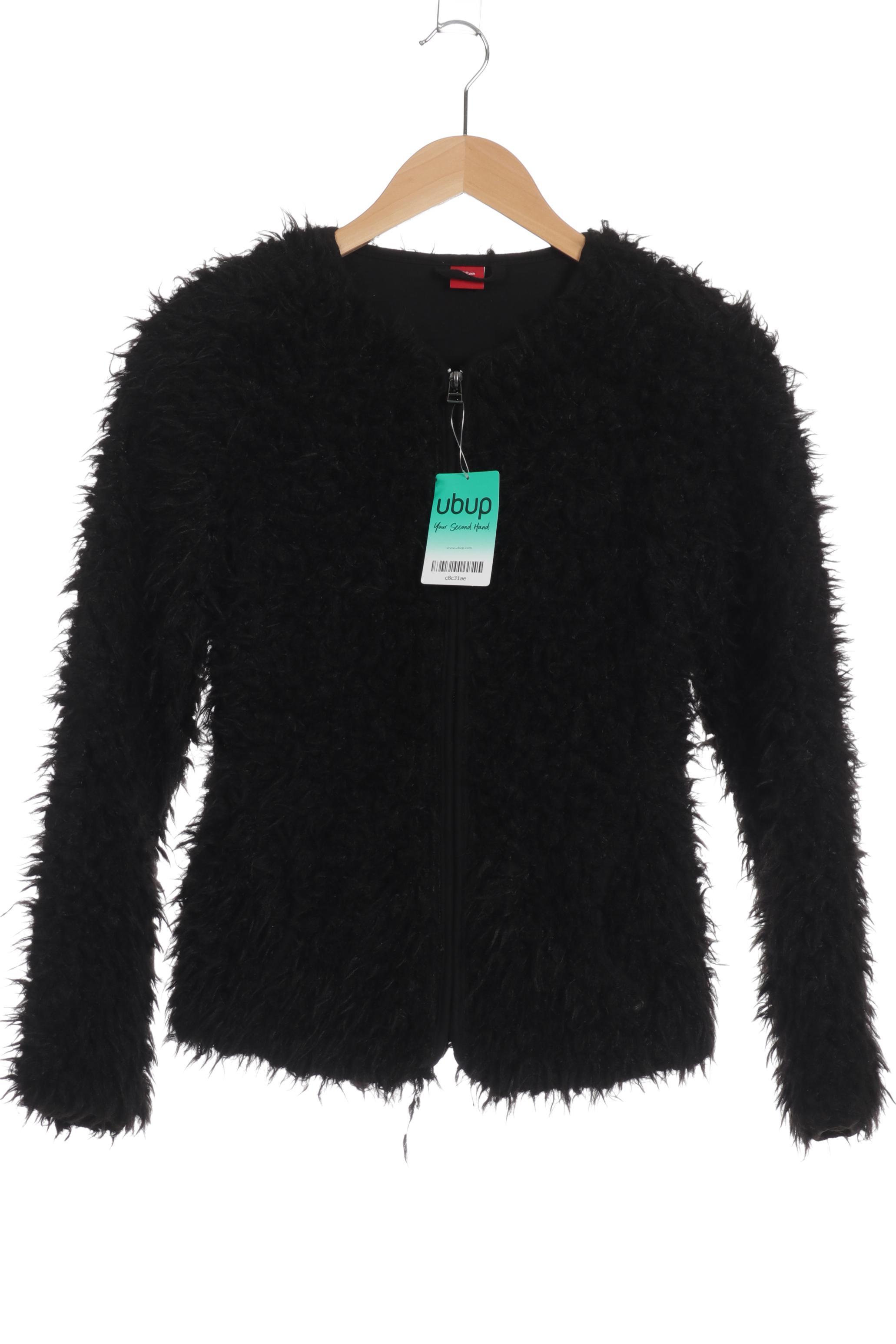 

s.Oliver Damen Strickjacke, schwarz, Gr.