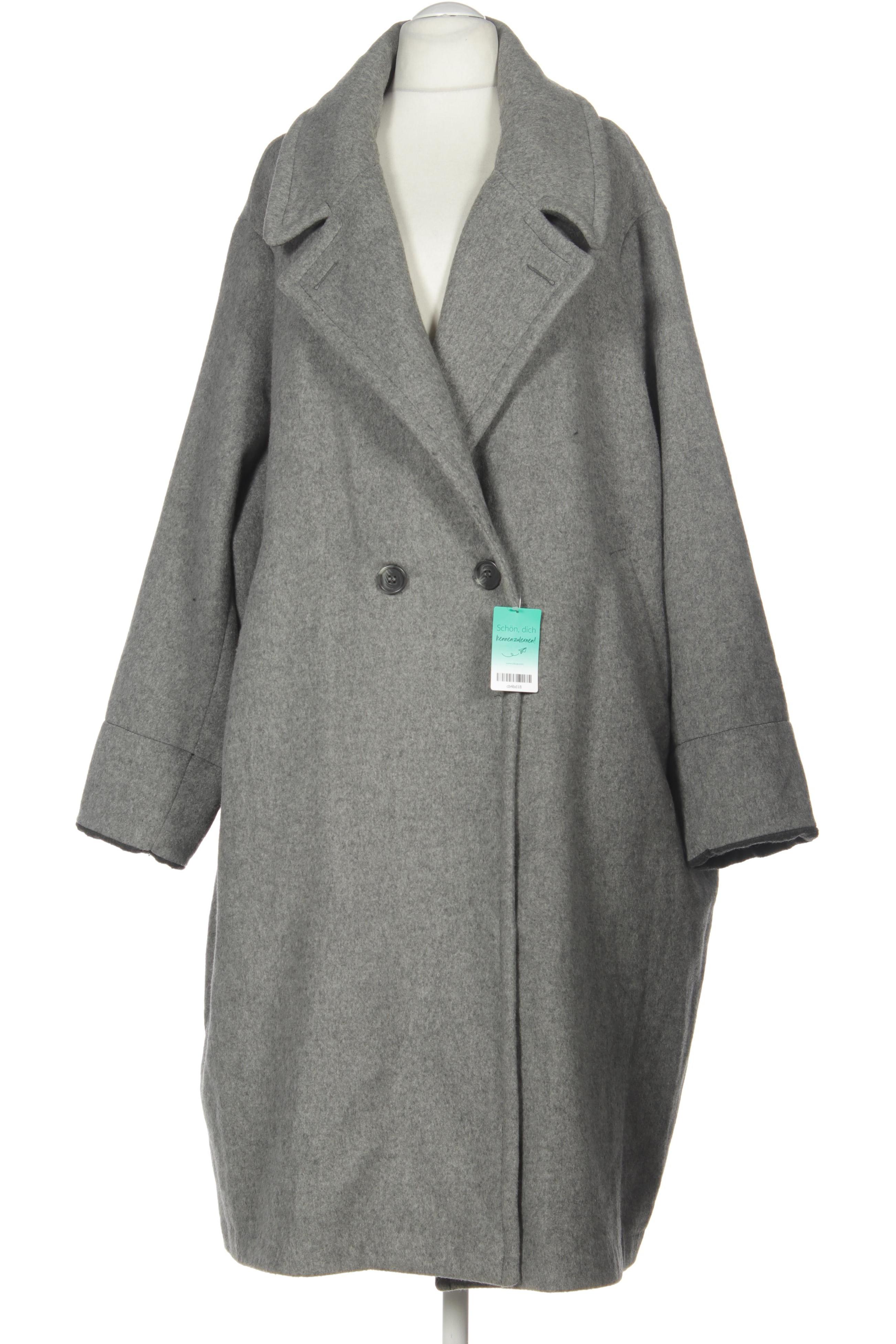 

asos Curve Damen Mantel, grau, Gr. 56