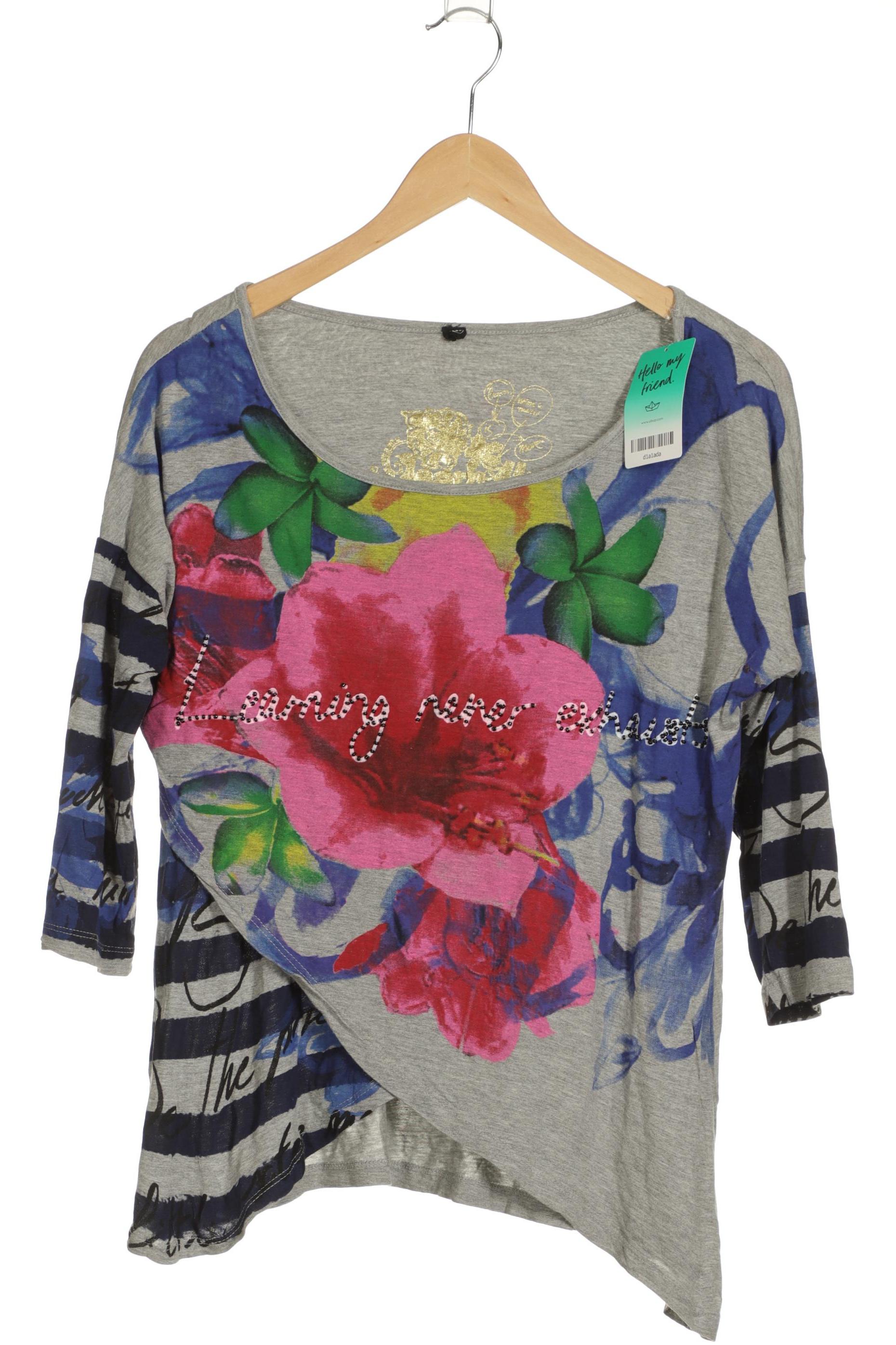 

Desigual Damen Langarmshirt, grau, Gr.