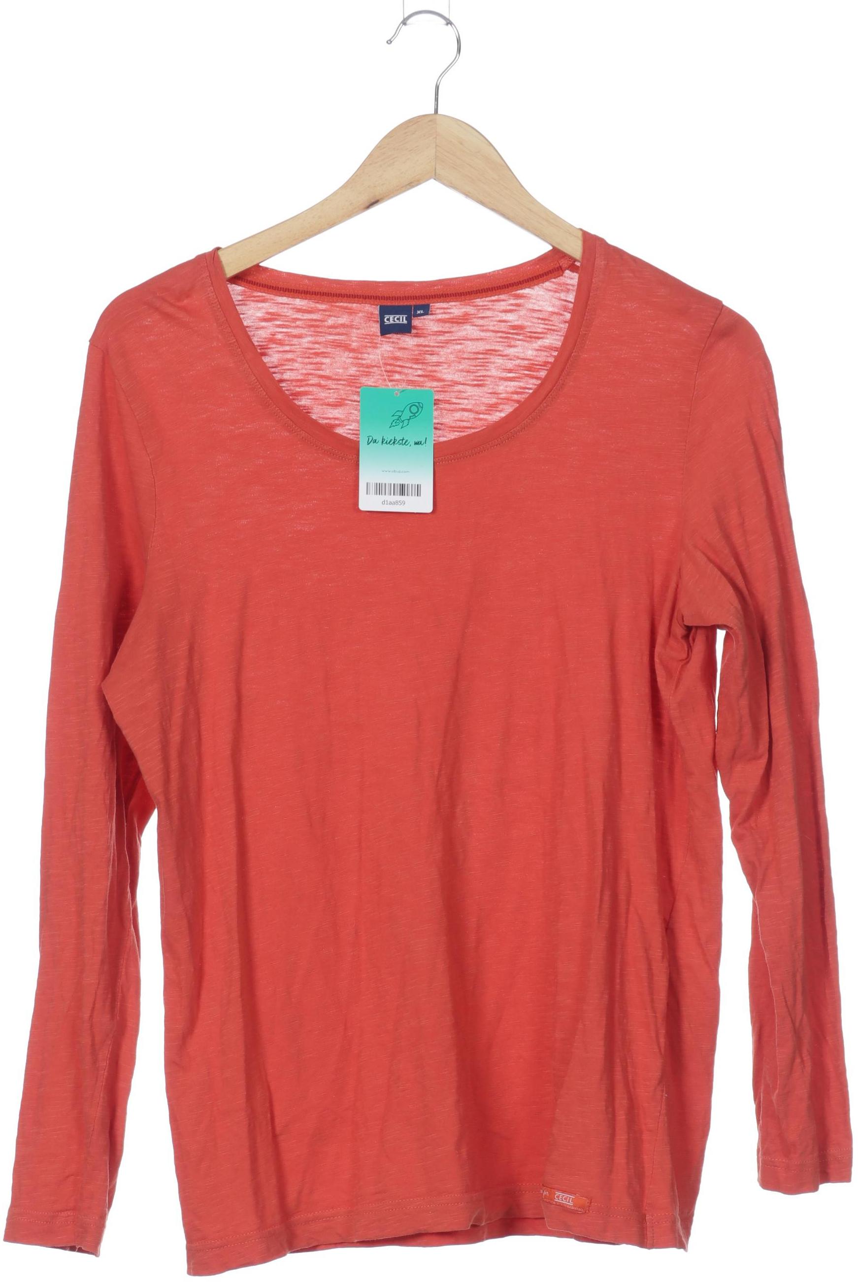 

Cecil Damen Langarmshirt, orange, Gr.