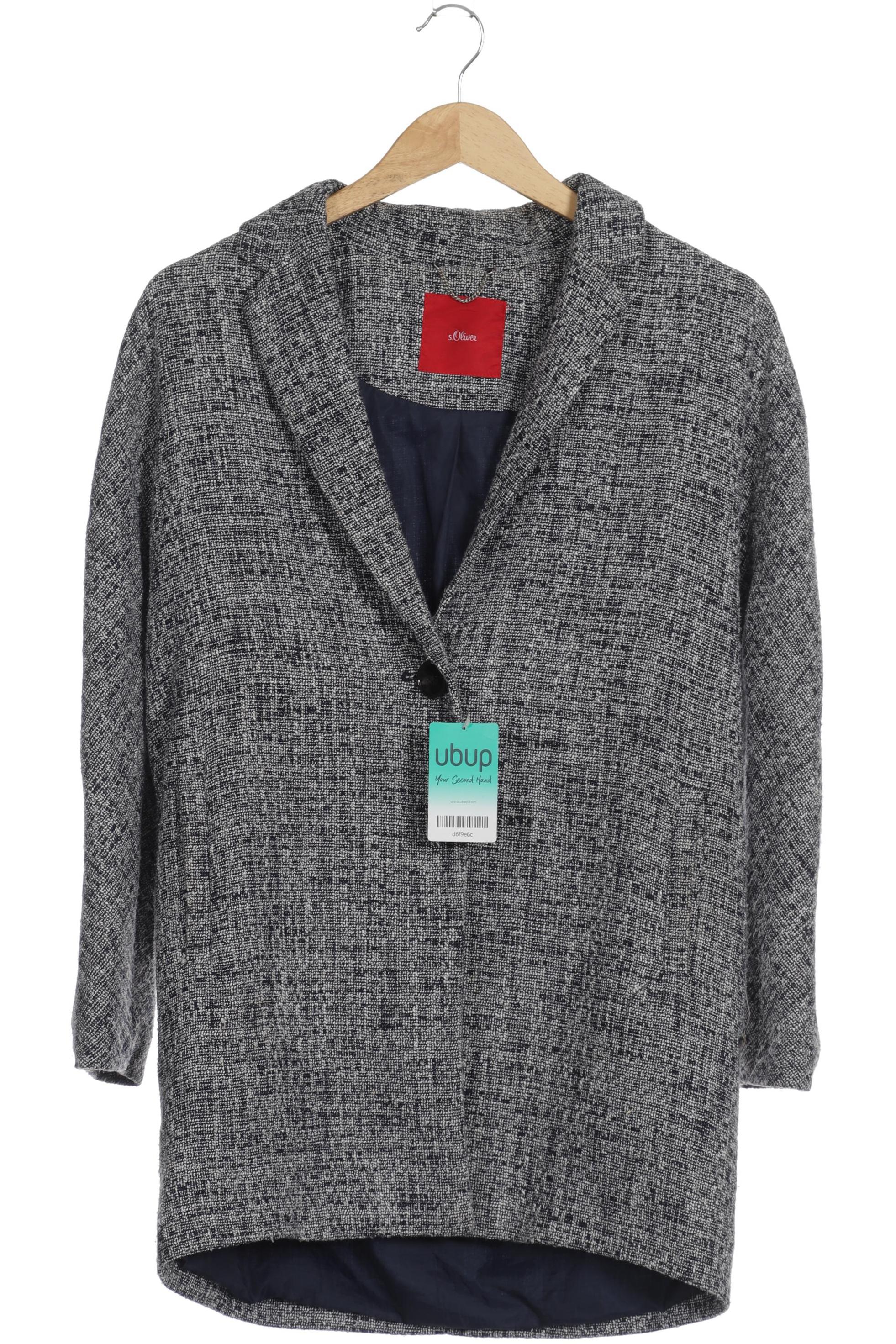 

s.Oliver Damen Mantel, blau, Gr. 38