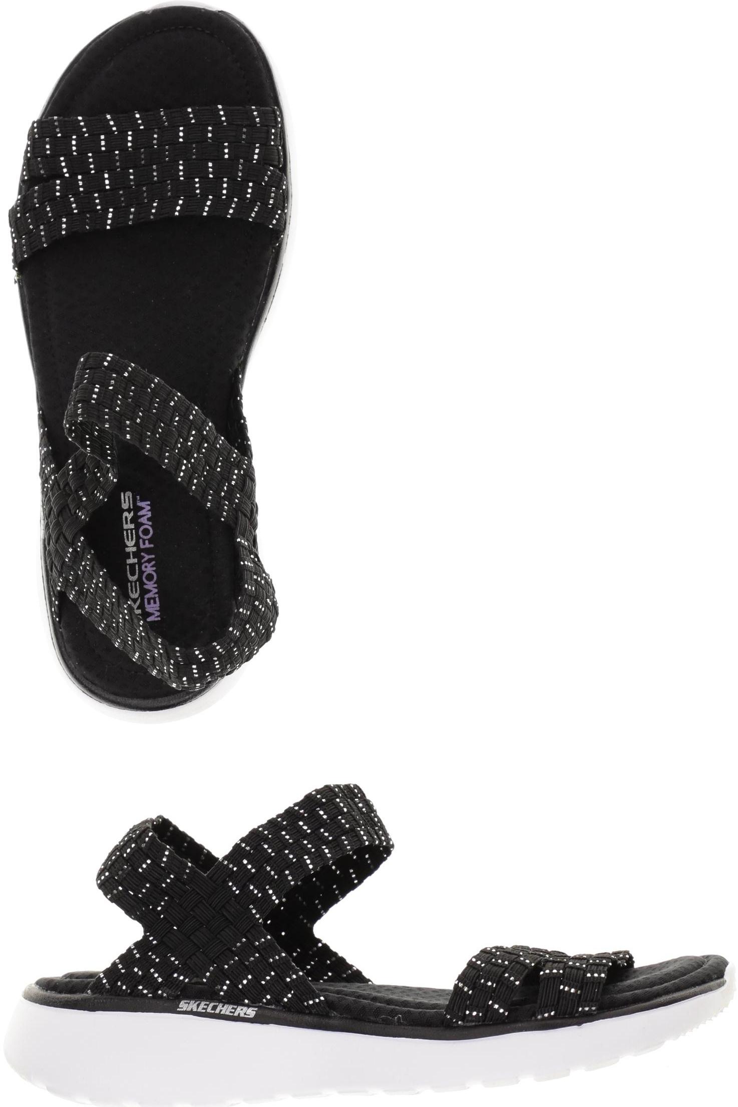

Skechers Damen Sandale, schwarz, Gr. 6