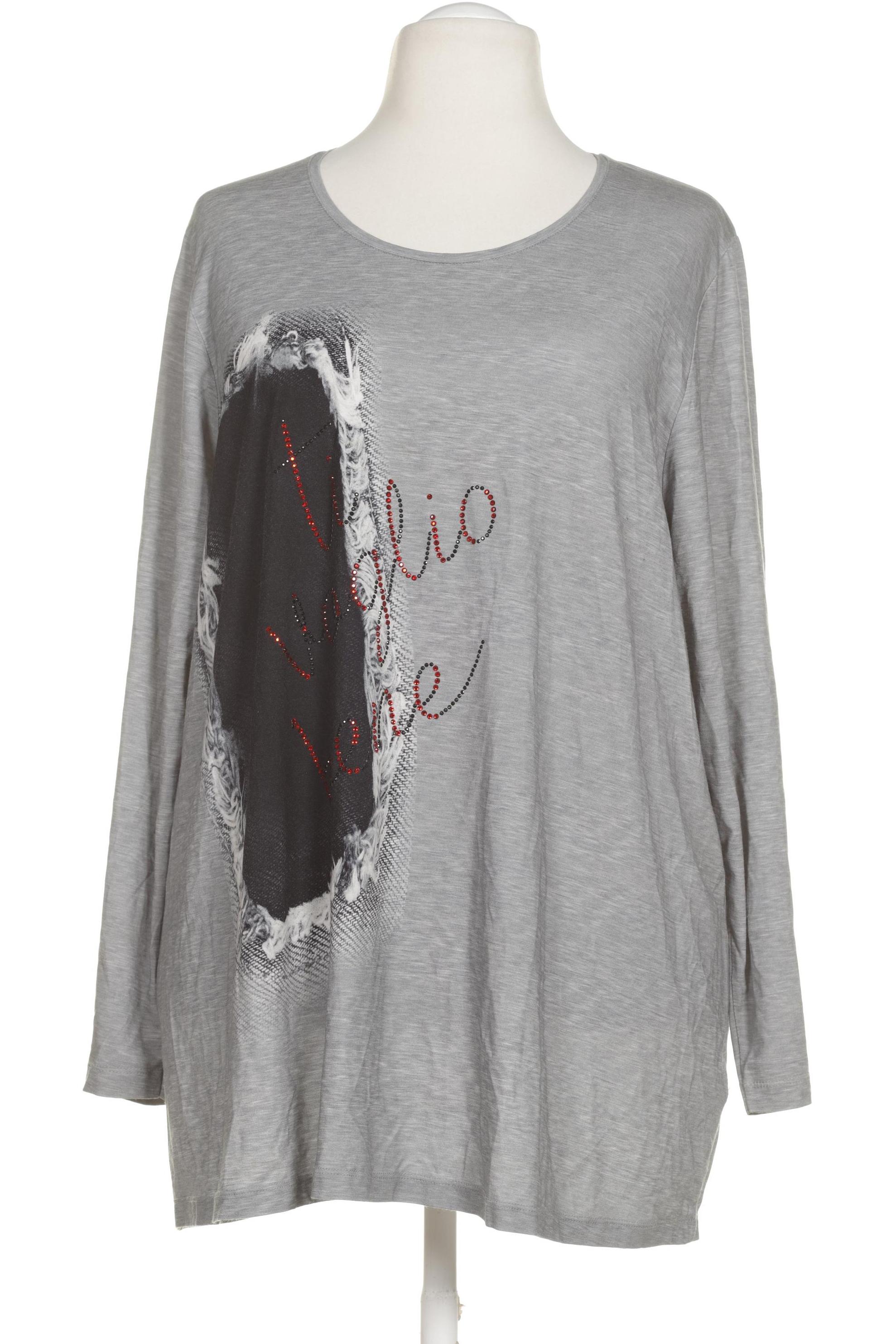 

aprico Damen Langarmshirt, grau, Gr. 52