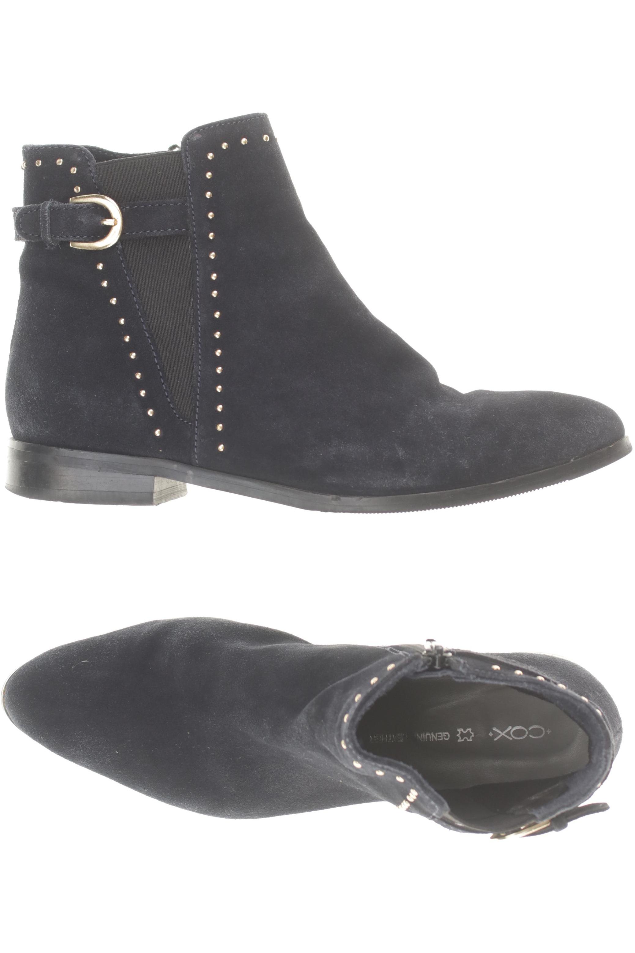 

Cox Damen Stiefelette, blau, Gr. 38
