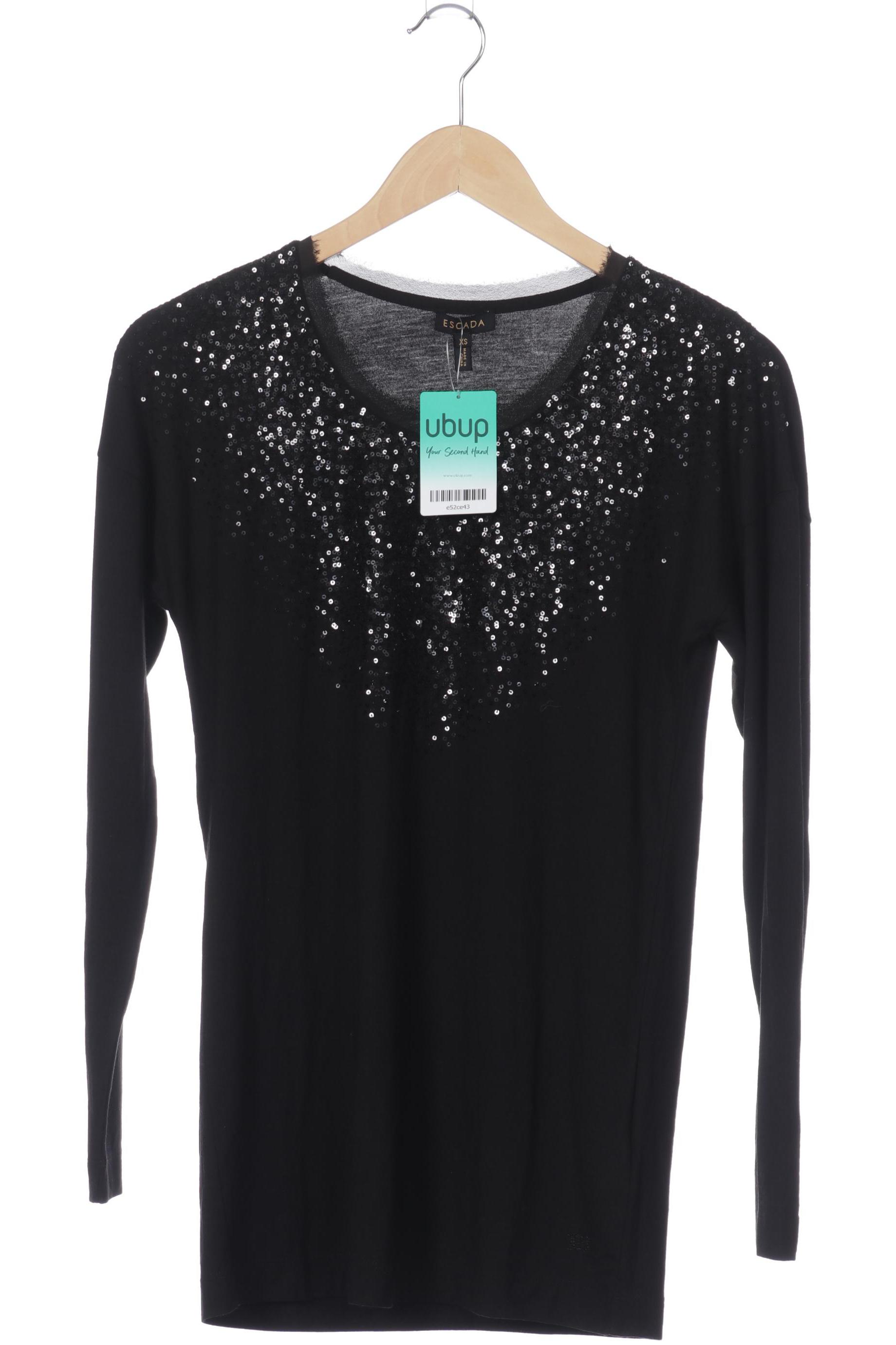 

Escada Damen Langarmshirt, schwarz, Gr.