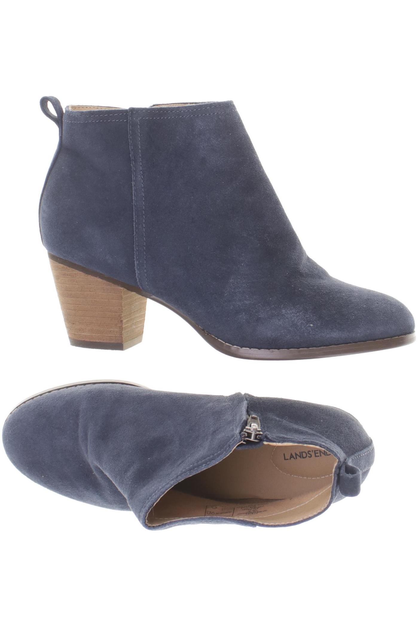 

Lands End Damen Stiefelette, blau, Gr. 40