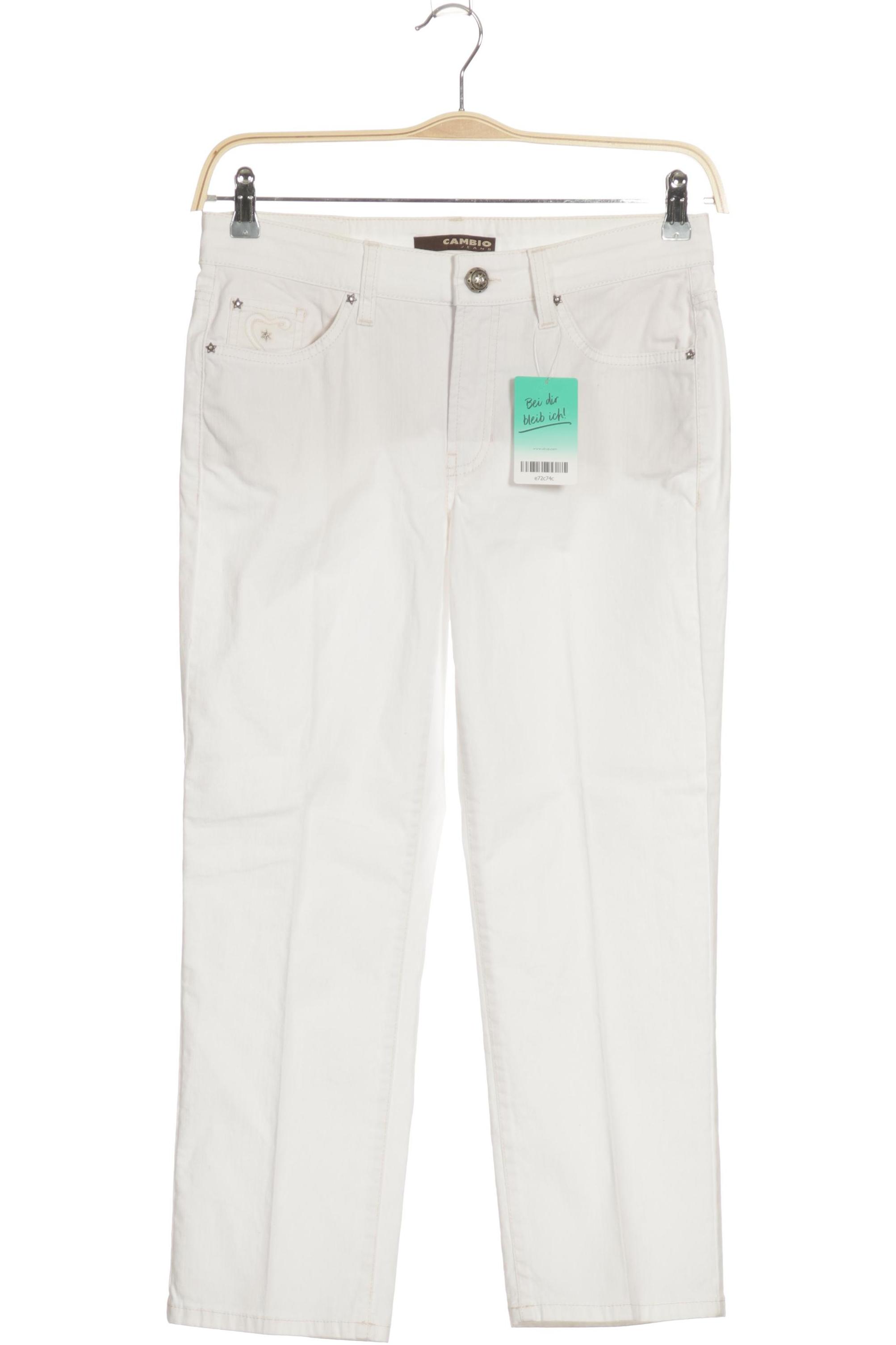 

Cambio Damen Jeans, weiß, Gr. 40