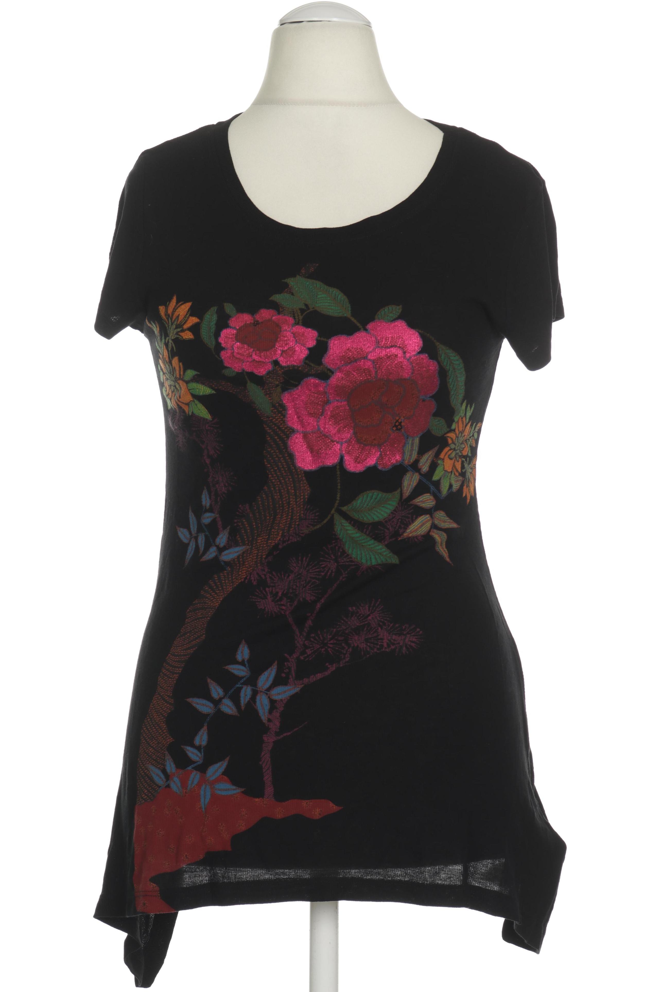 

Desigual Damen T-Shirt, schwarz, Gr.