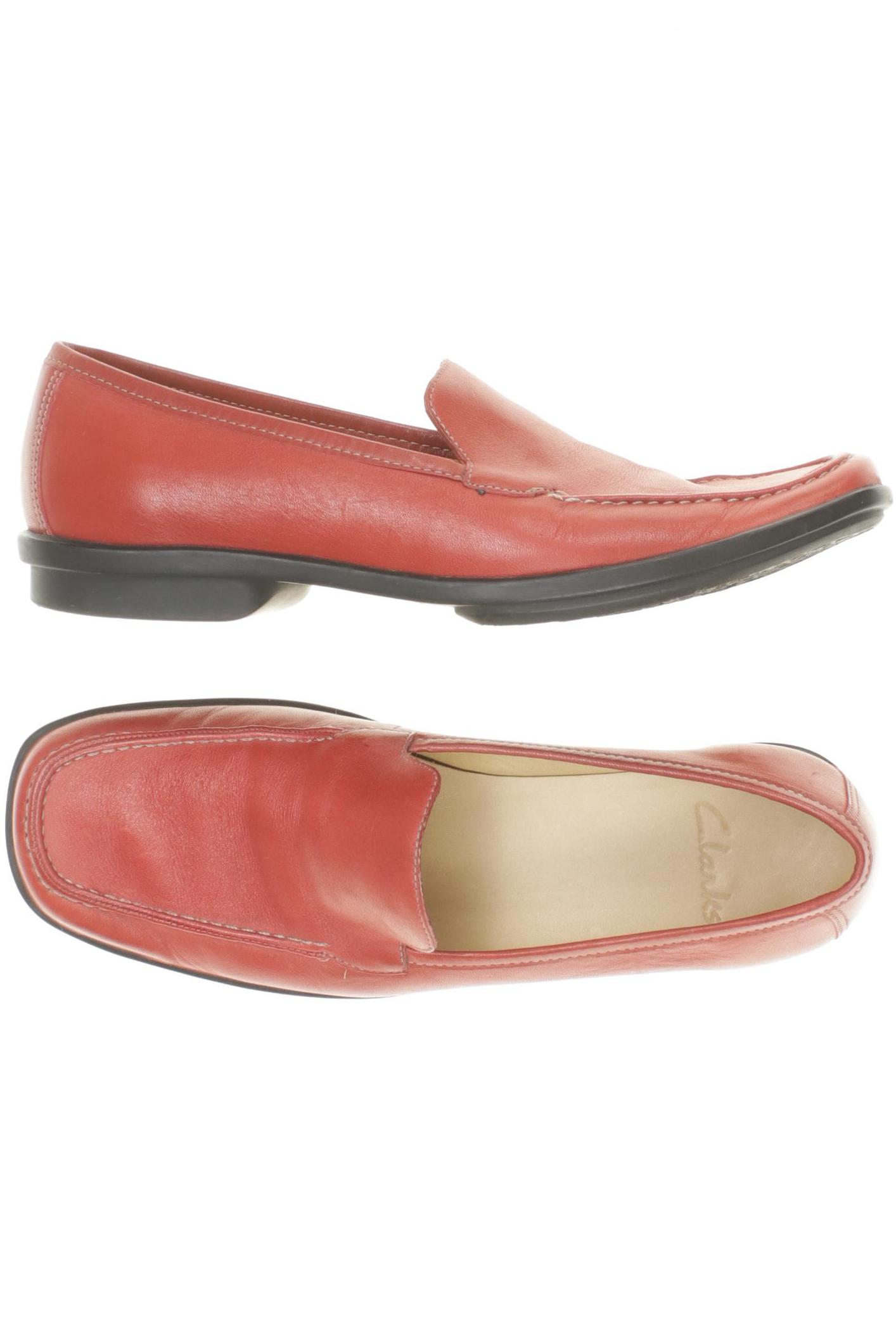 

Clarks Damen Halbschuh, rot, Gr. 4.5