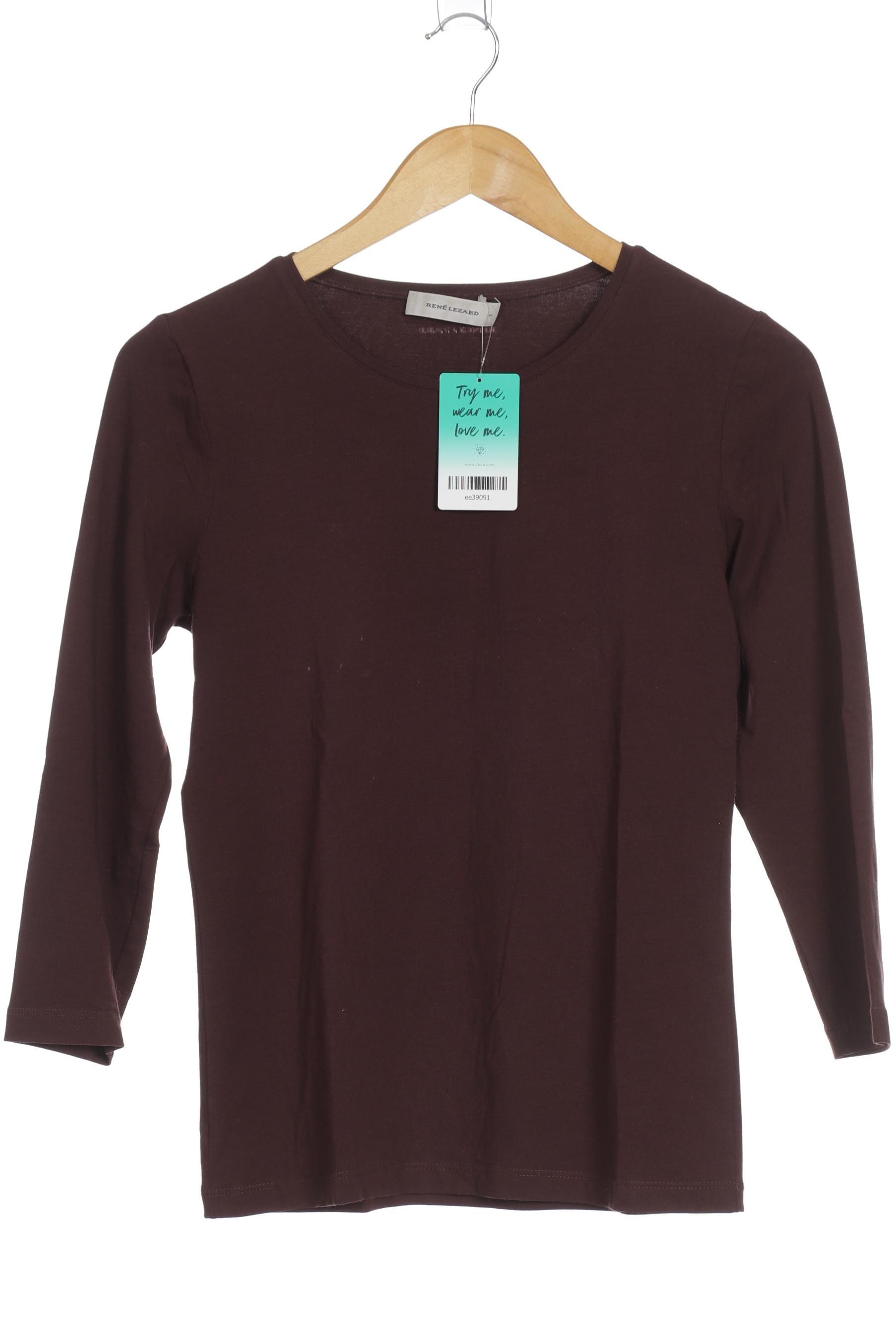 

Rene Lezard Damen Langarmshirt, braun, Gr.