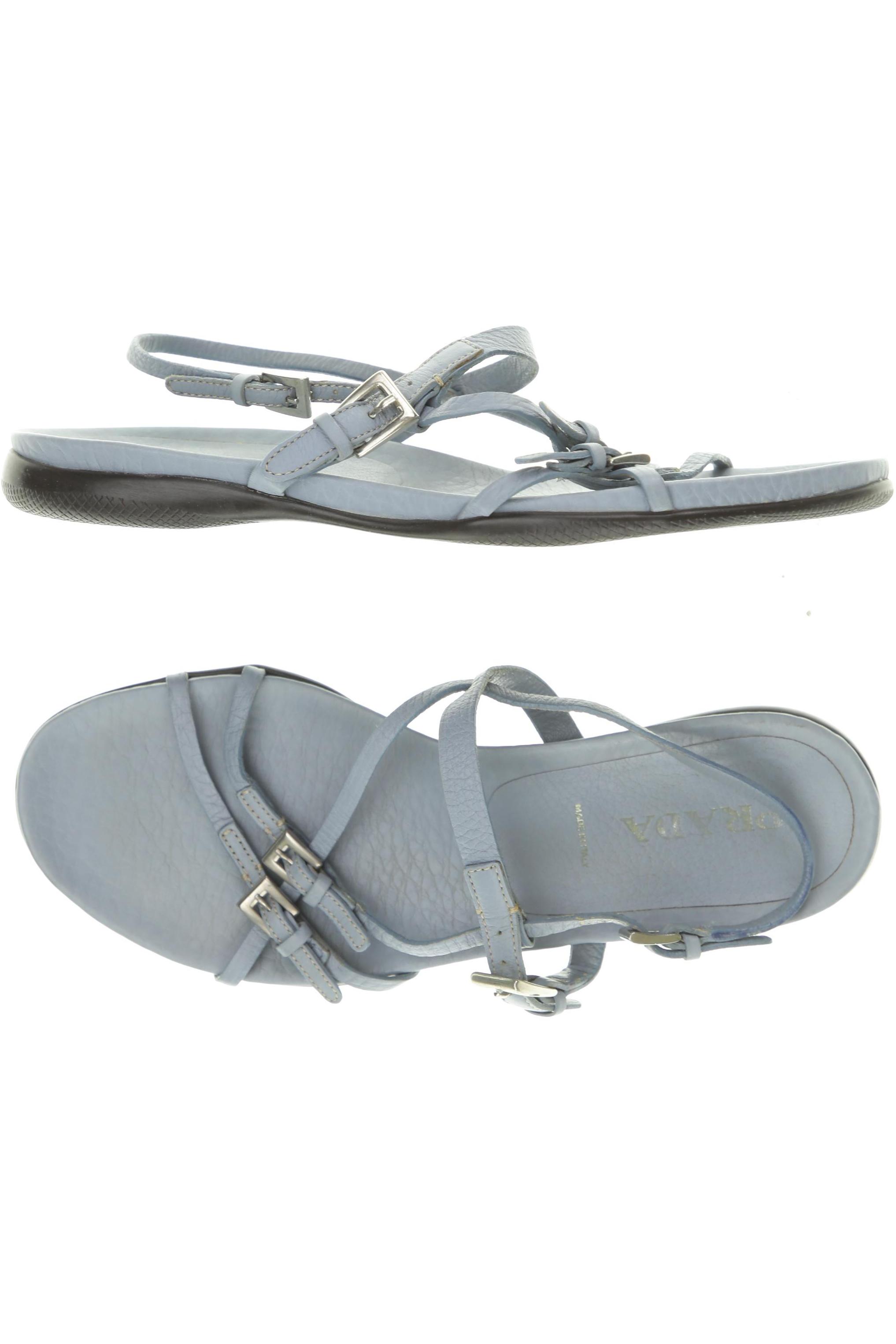 

Prada Damen Sandale, grau, Gr. 36