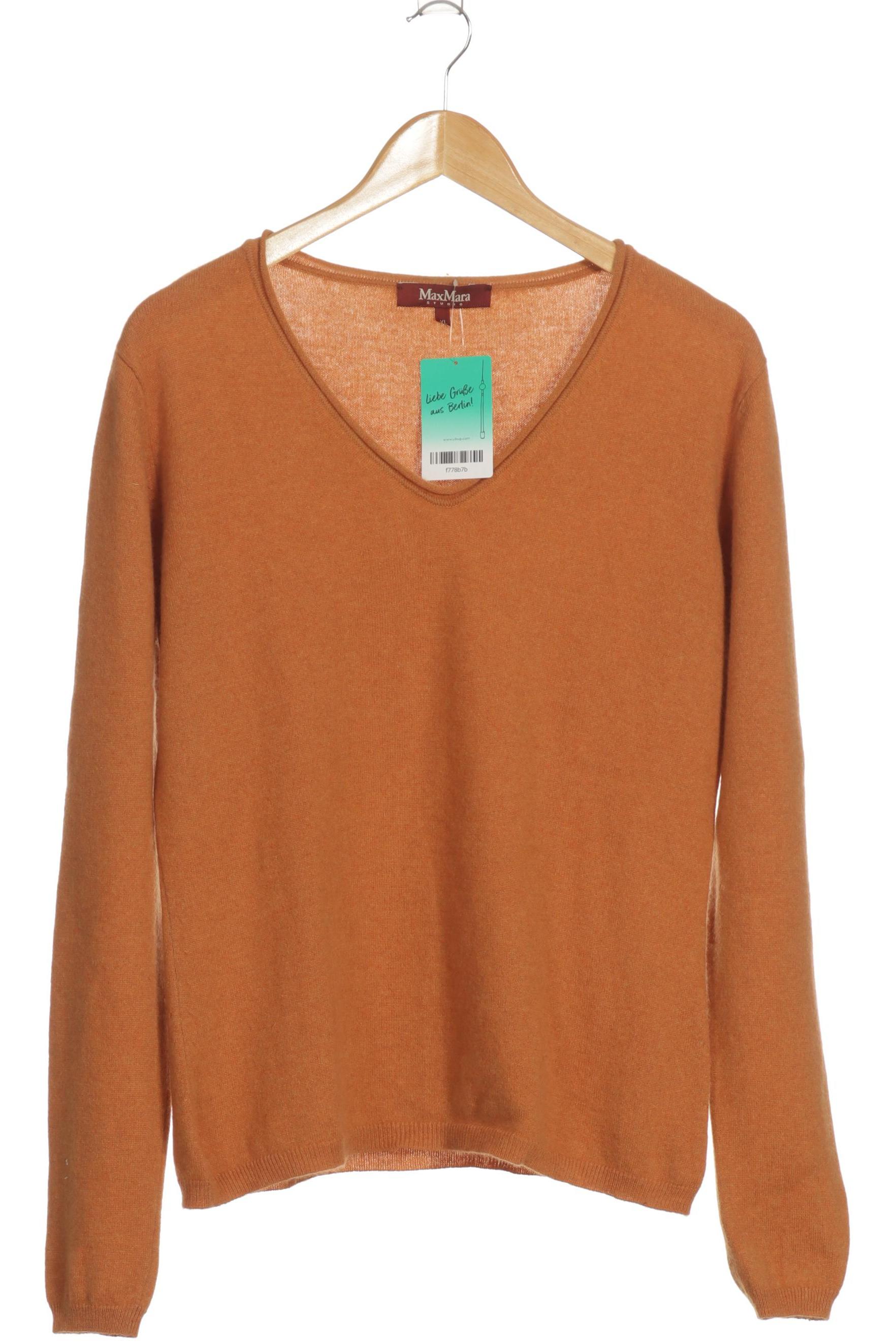 

Max Mara Damen Pullover, orange, Gr.