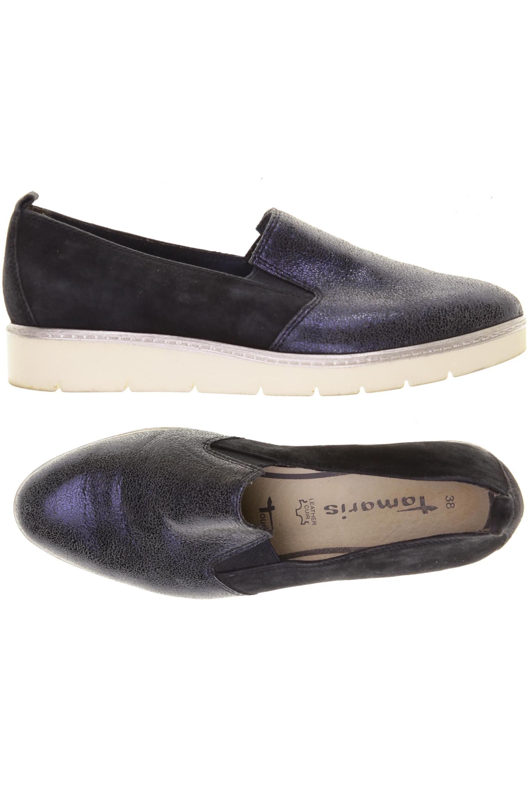 

Tamaris Damen Halbschuh, blau, Gr. 38