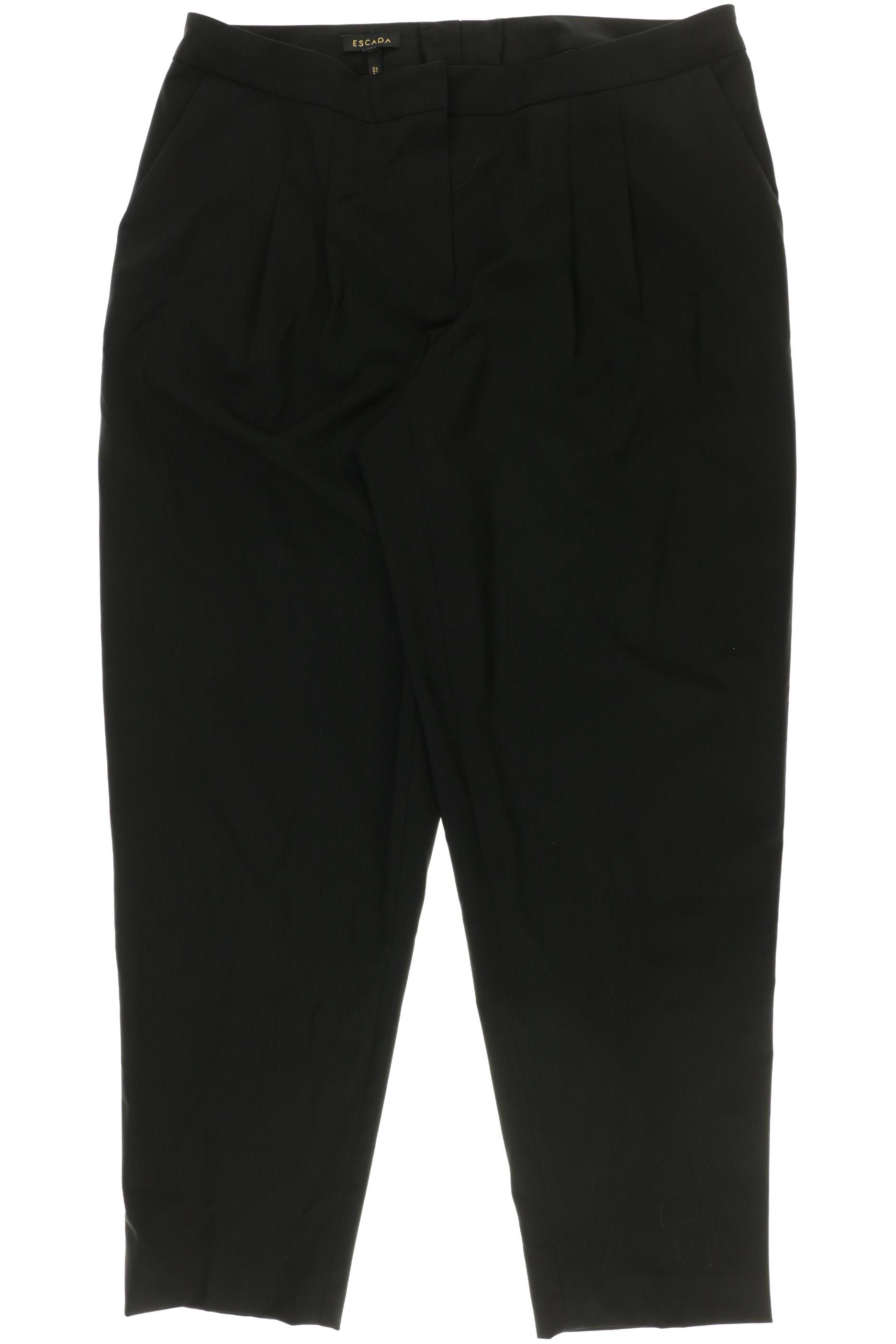 

Escada Damen Stoffhose, schwarz, Gr. 40