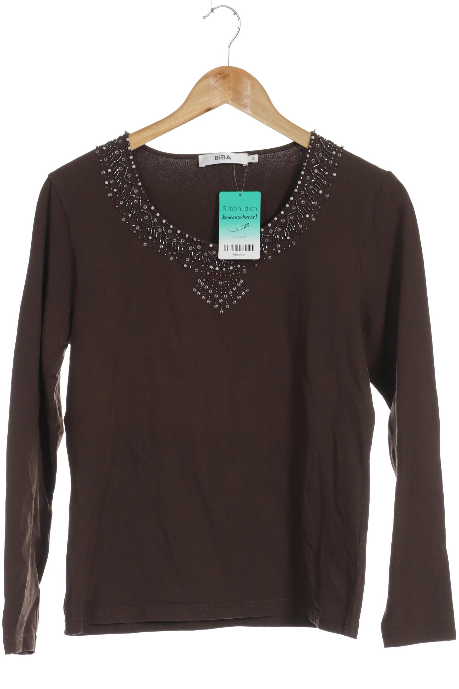

BiBA Damen Langarmshirt, braun, Gr.