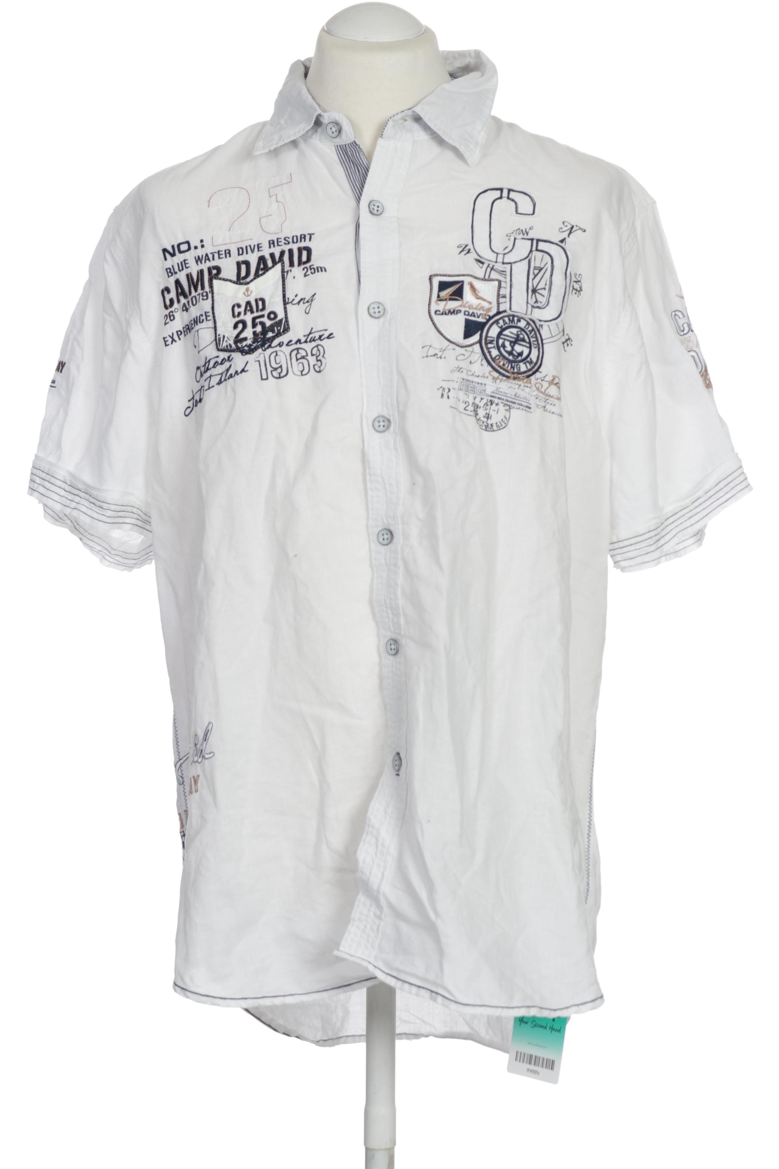

Camp David Herren Hemd, weiß, Gr.