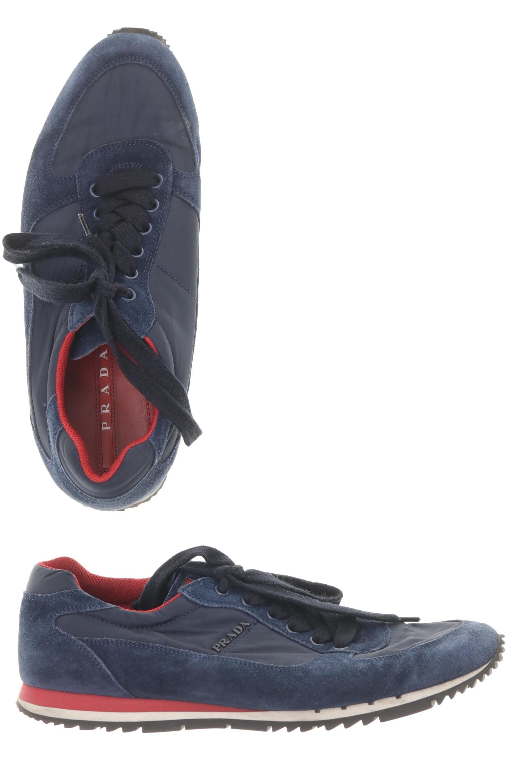 

Prada Herren Sneakers, blau, Gr. 7