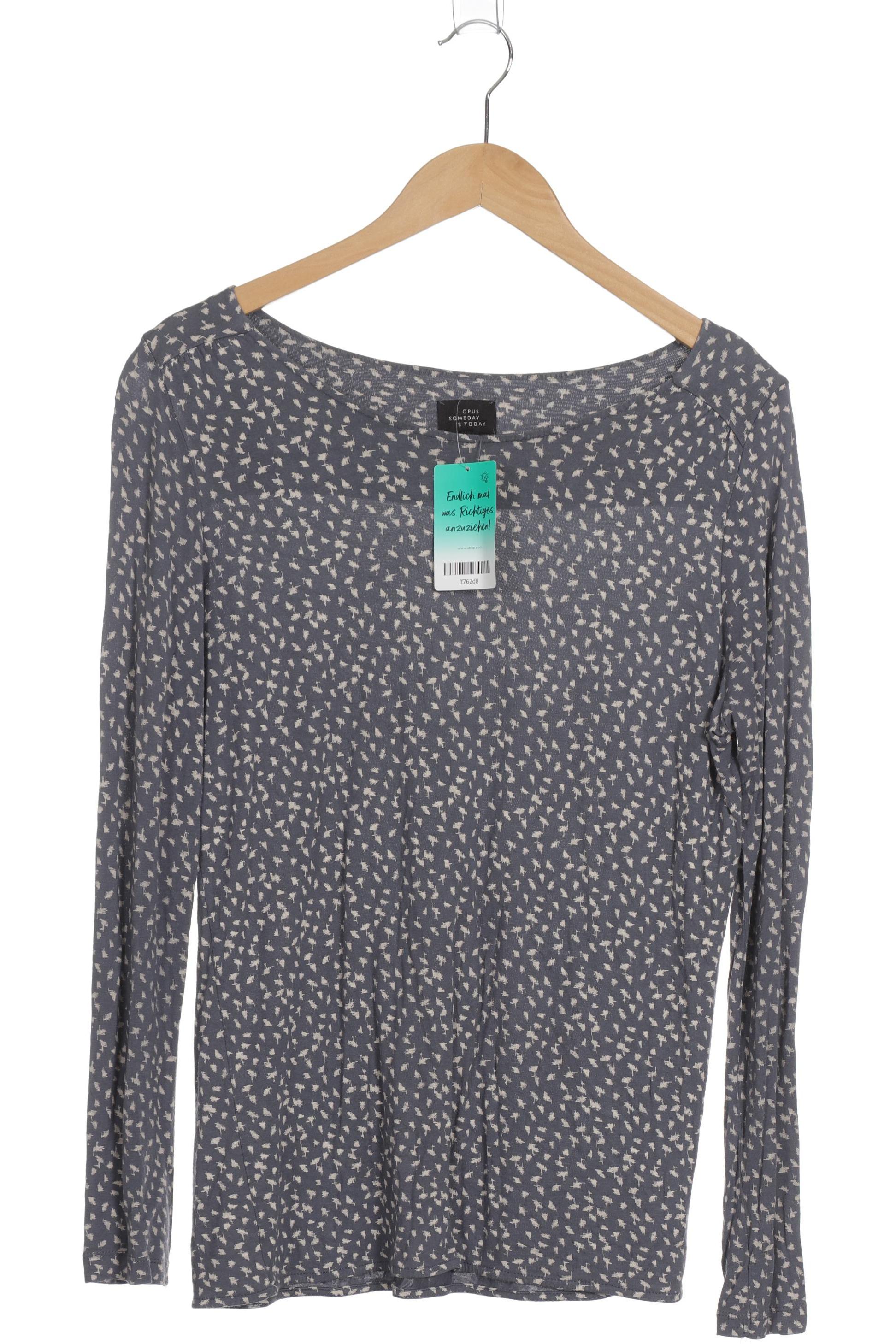 

Opus Damen Langarmshirt, grau, Gr. 40