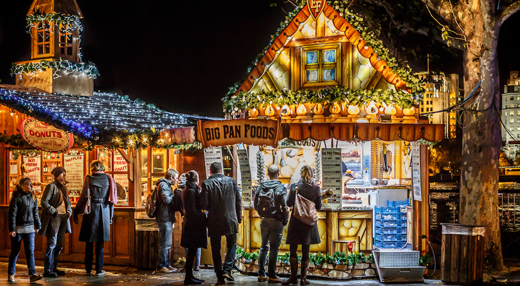 Christmas market Southbank marche noel londres