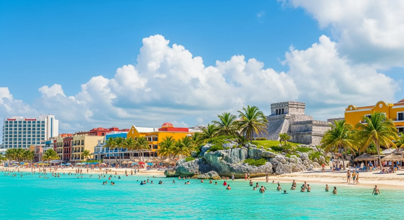 Experiencias turísticas y atracciones culturales de Cancún Azul en México