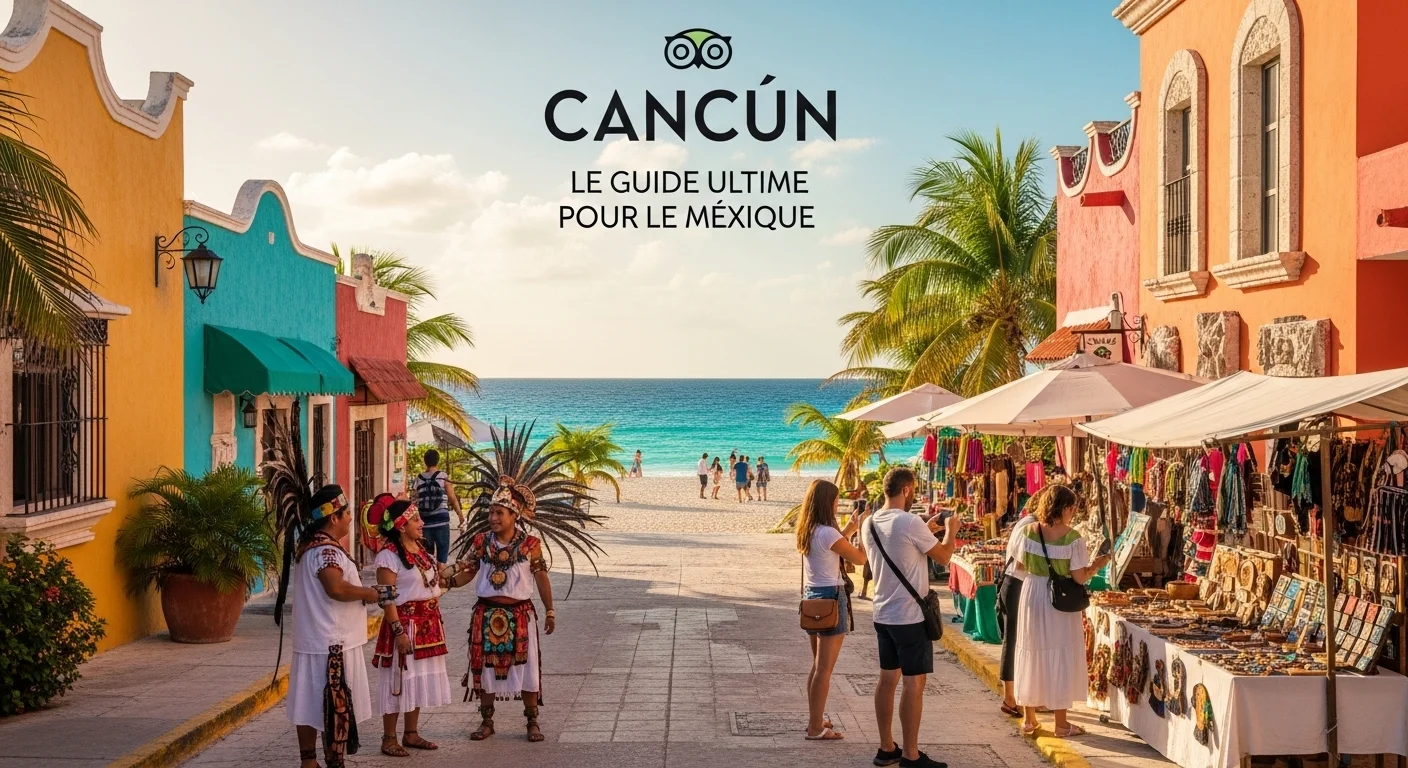 Paysage mexicain moderne avec éléments culturels et touristiques sur Cancun Tripadvisor