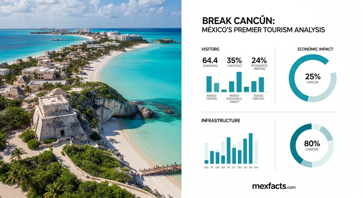 Mexican facts and data about Break Cancun with statistical information